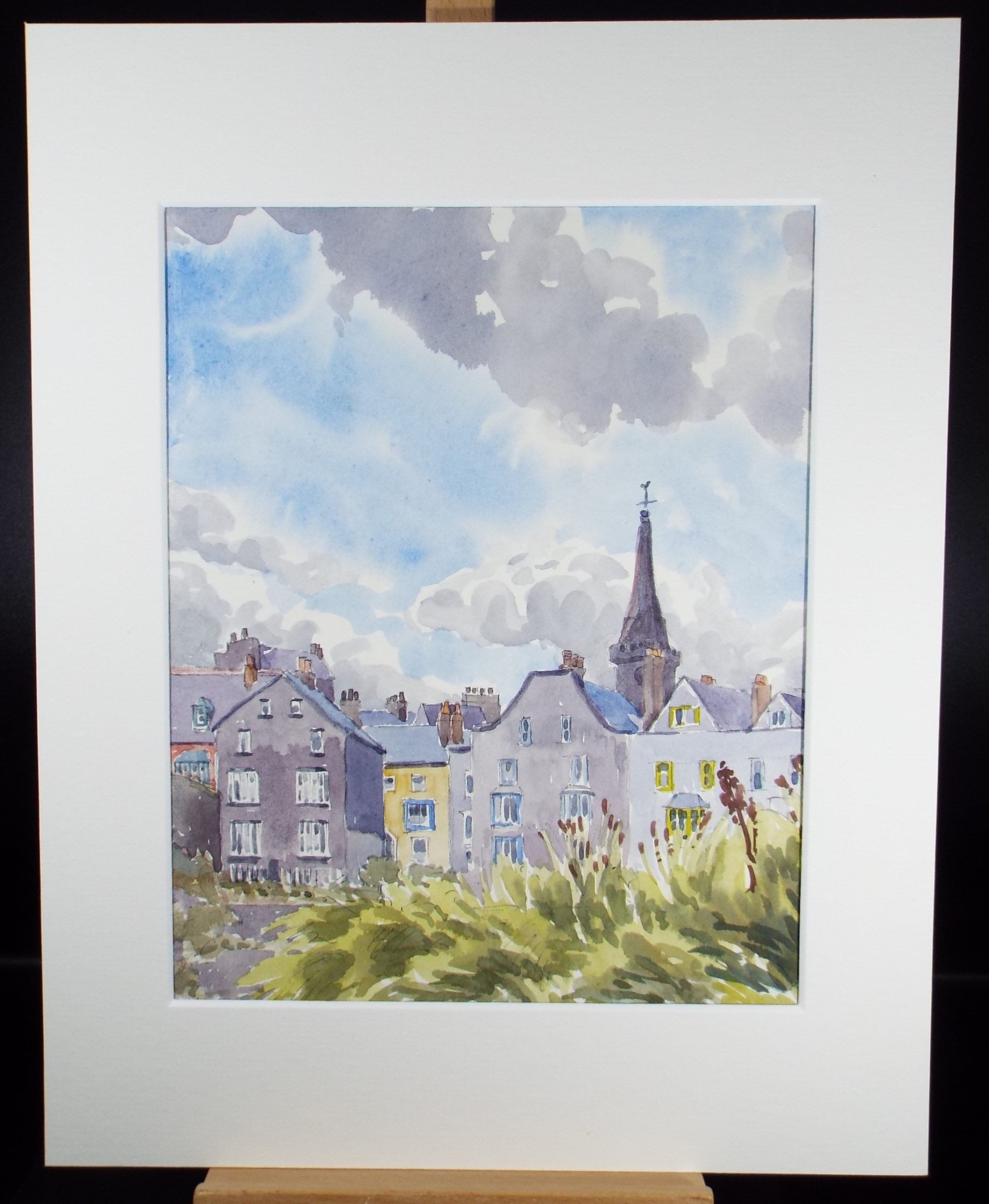 Original Watercolour, 'Tenby', George Godfrey, Dated 1963