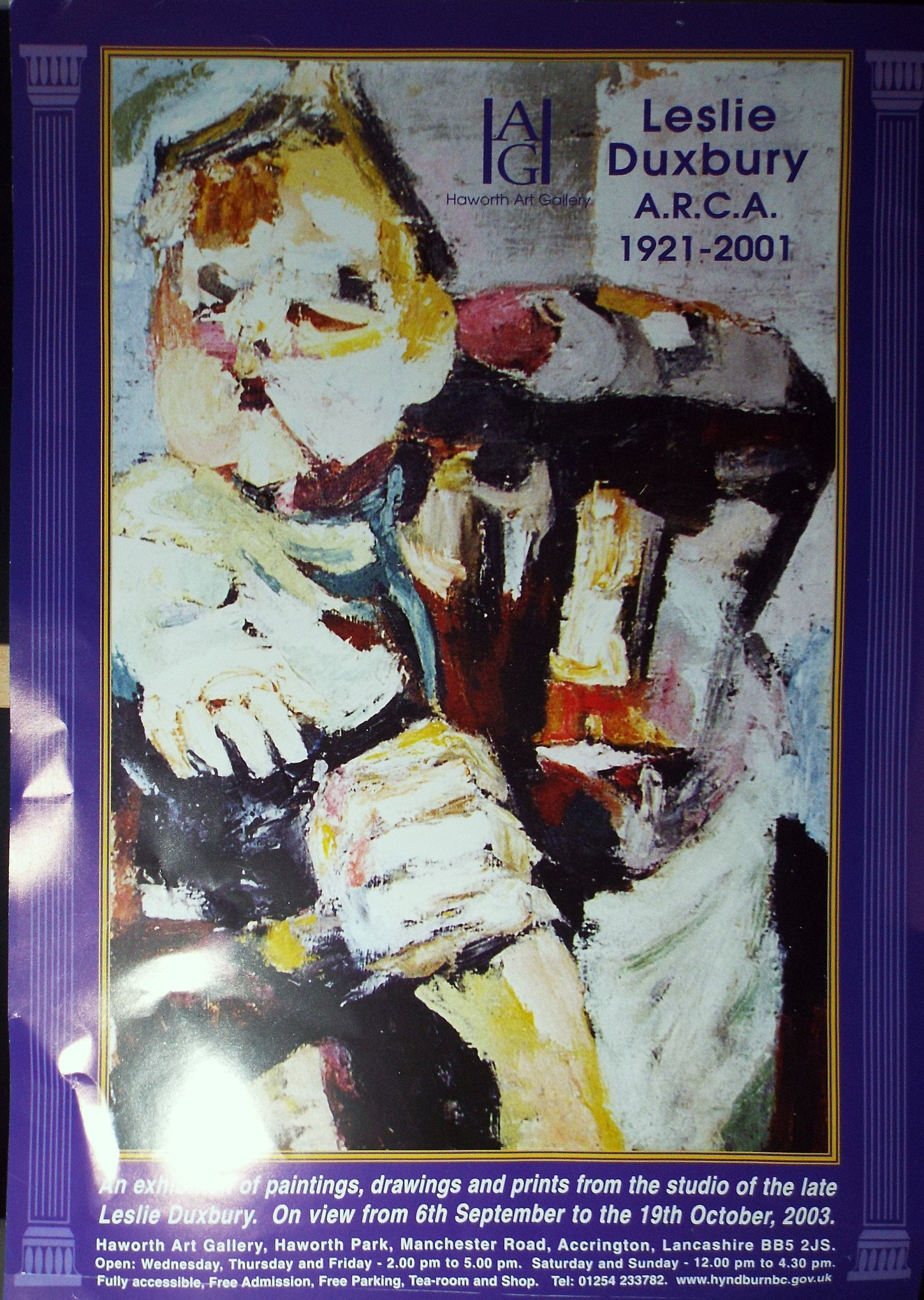 Original Watercolour on Paper, 'Woman in Red', Leslie Duxbury ARCA (1921-2001), Circa 1980's