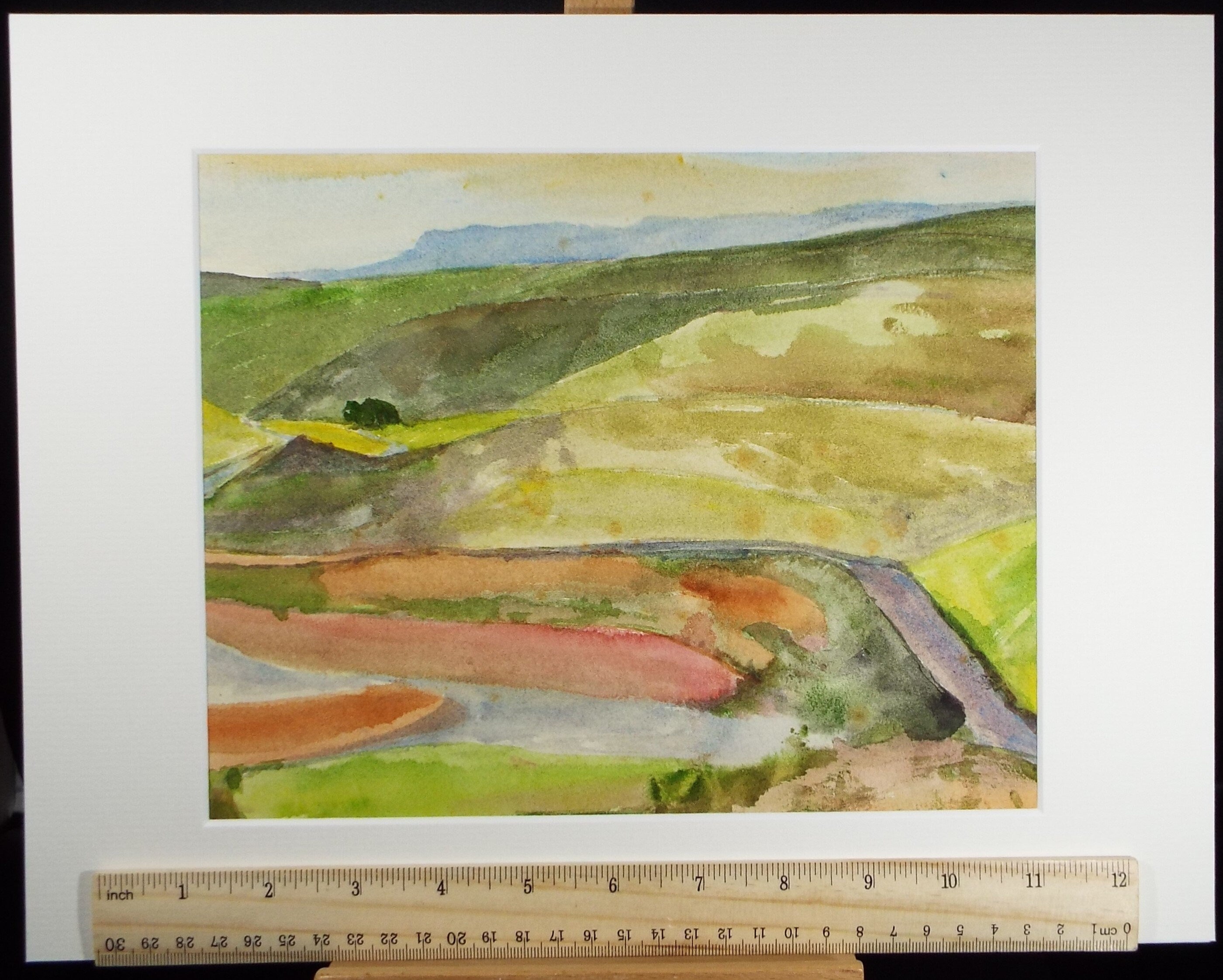 Original Watercolour on Paper, 'Autumn Landscape', Leslie Duxbury ARCA (1921-2001), Circa 1950's