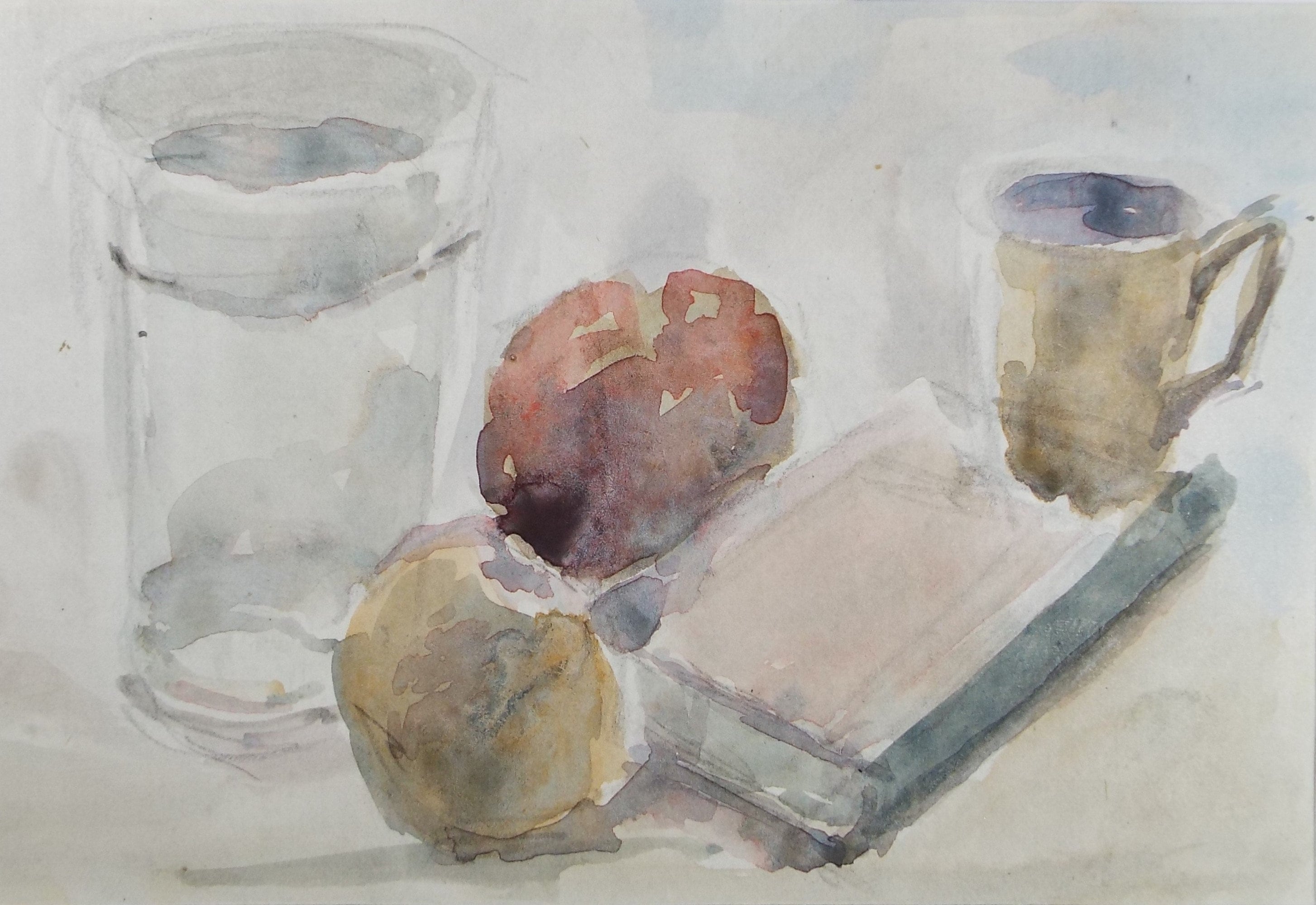 Original Watercolour drawing, 'Still Life Study', Hugh McKenzie (1909-2005), Mid 20th Century