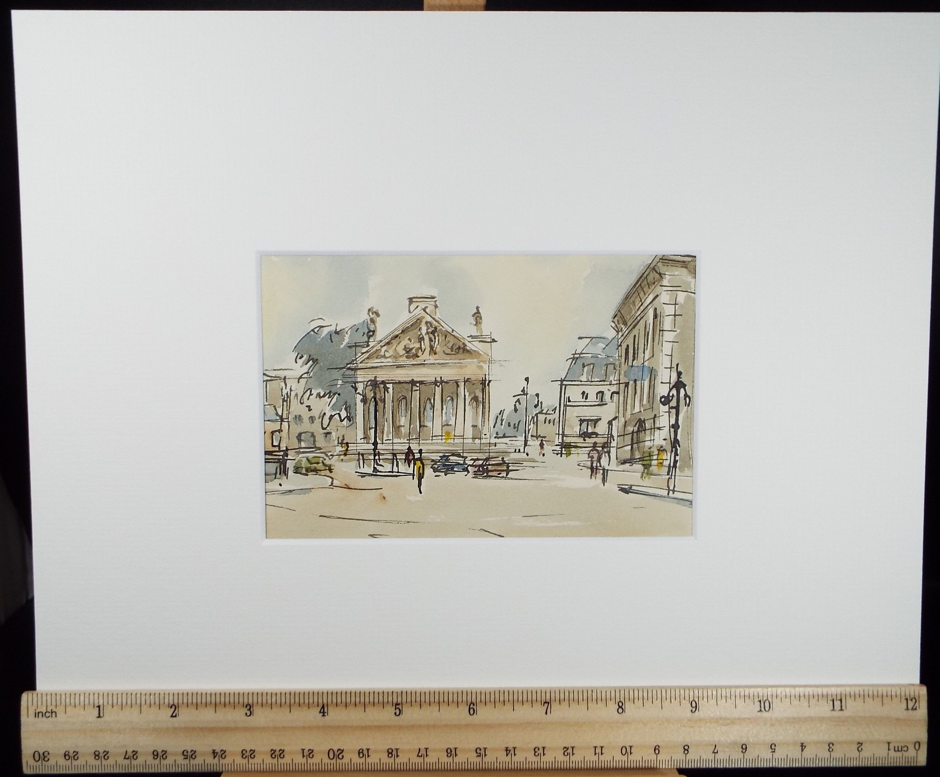 Original Watercolour, 'Streetscape', Hugh McKenzie (1909-2005), Mid 20th Century