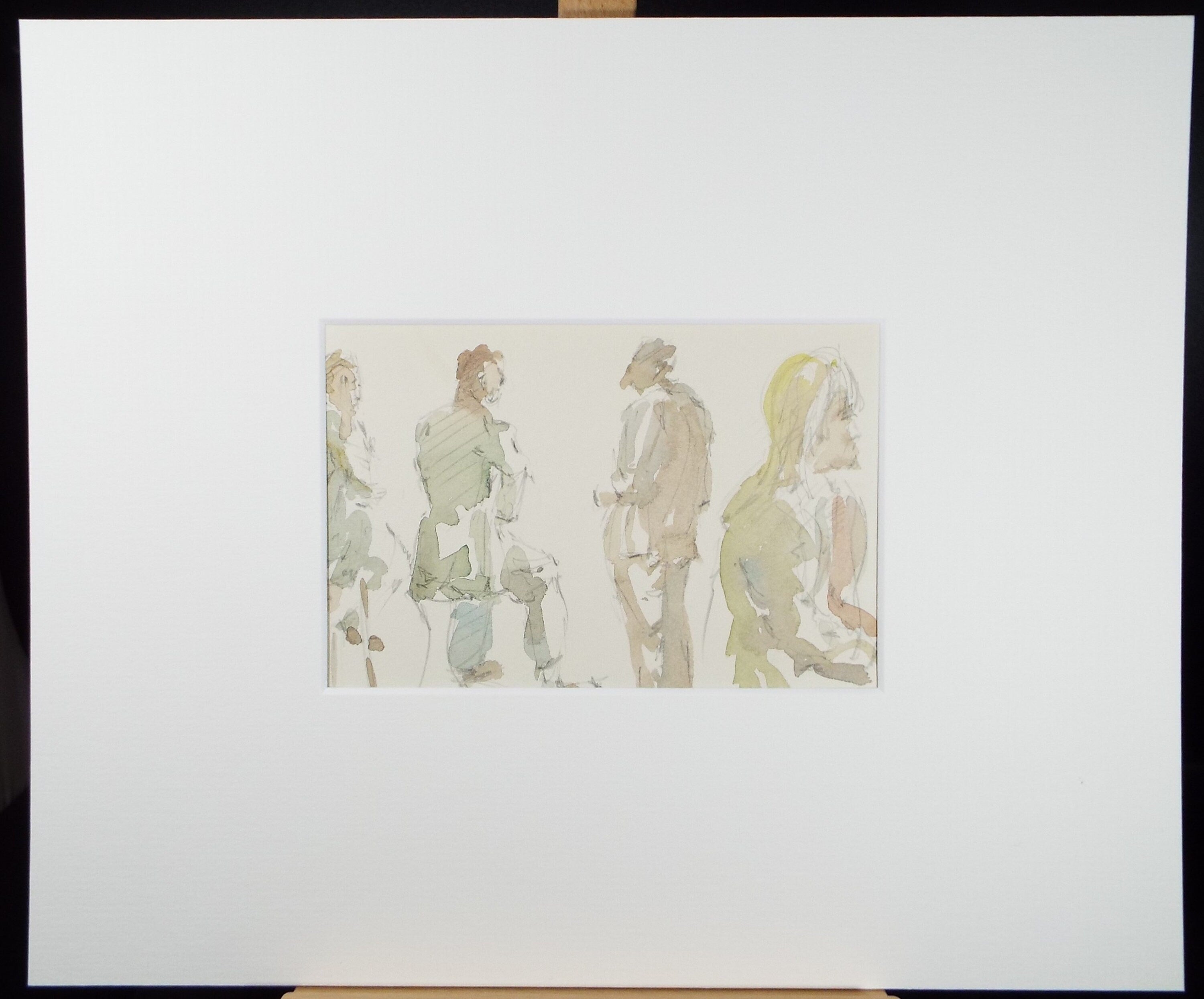 Original Watercolour, 'Figure Studies', Hugh McKenzie (1909-2005), Mid 20th Century