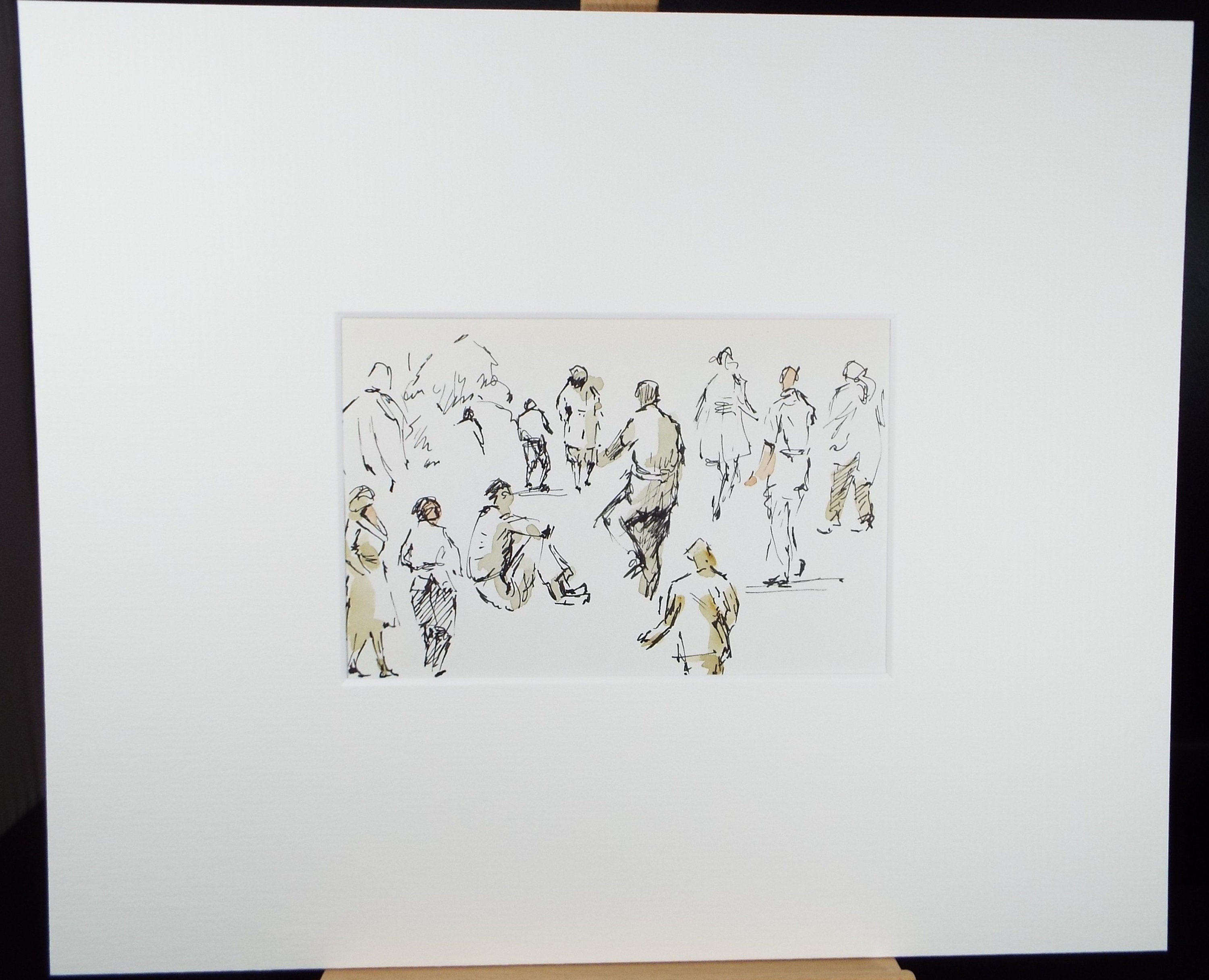 Original Watercolour, 'Figure Studies', Hugh McKenzie (1909-2005), Mid 20th Century
