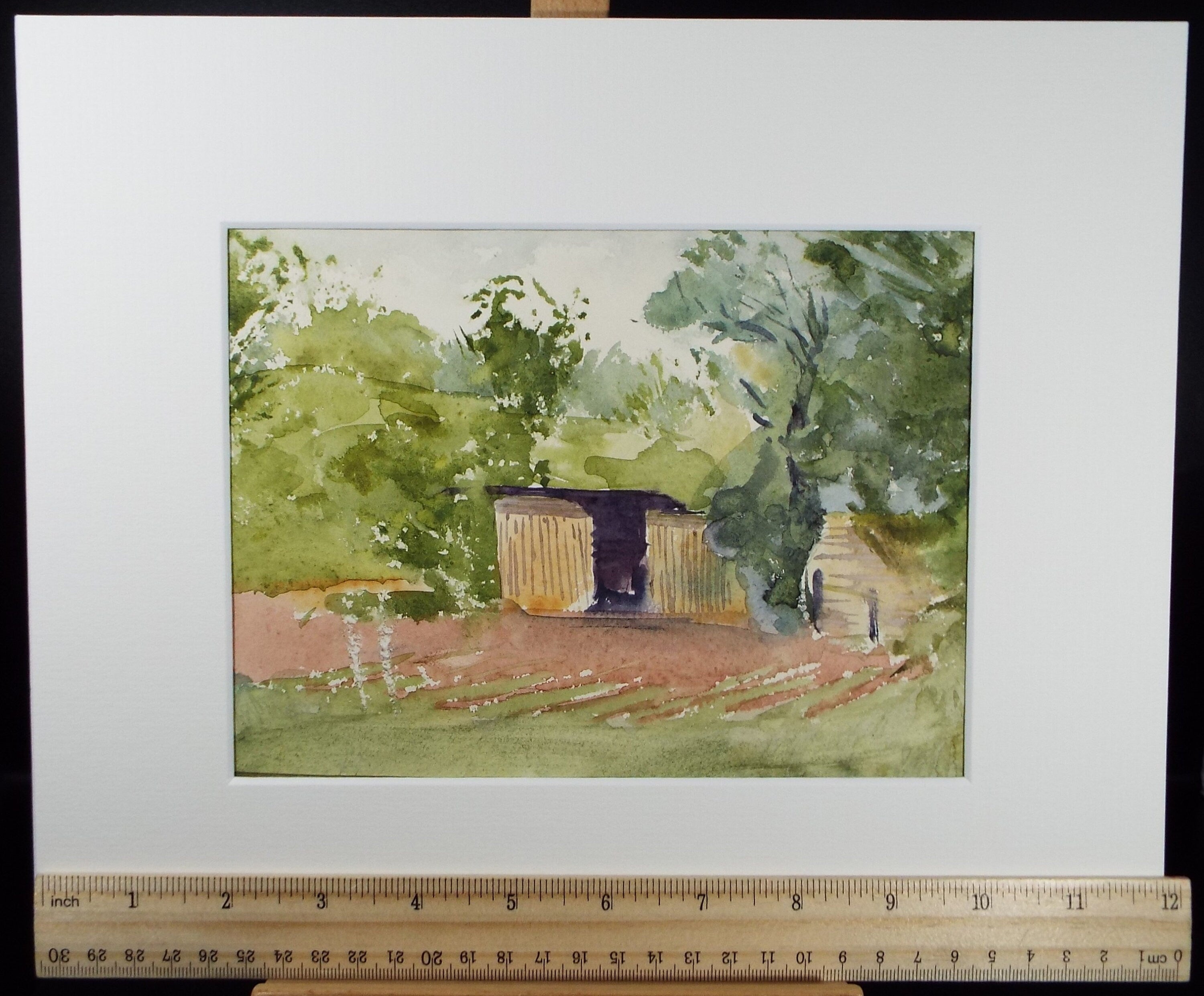 Original Watercolour on Paper, 'Garden Study', Leslie Duxbury ARCA (1921-2001), Circa 1950's