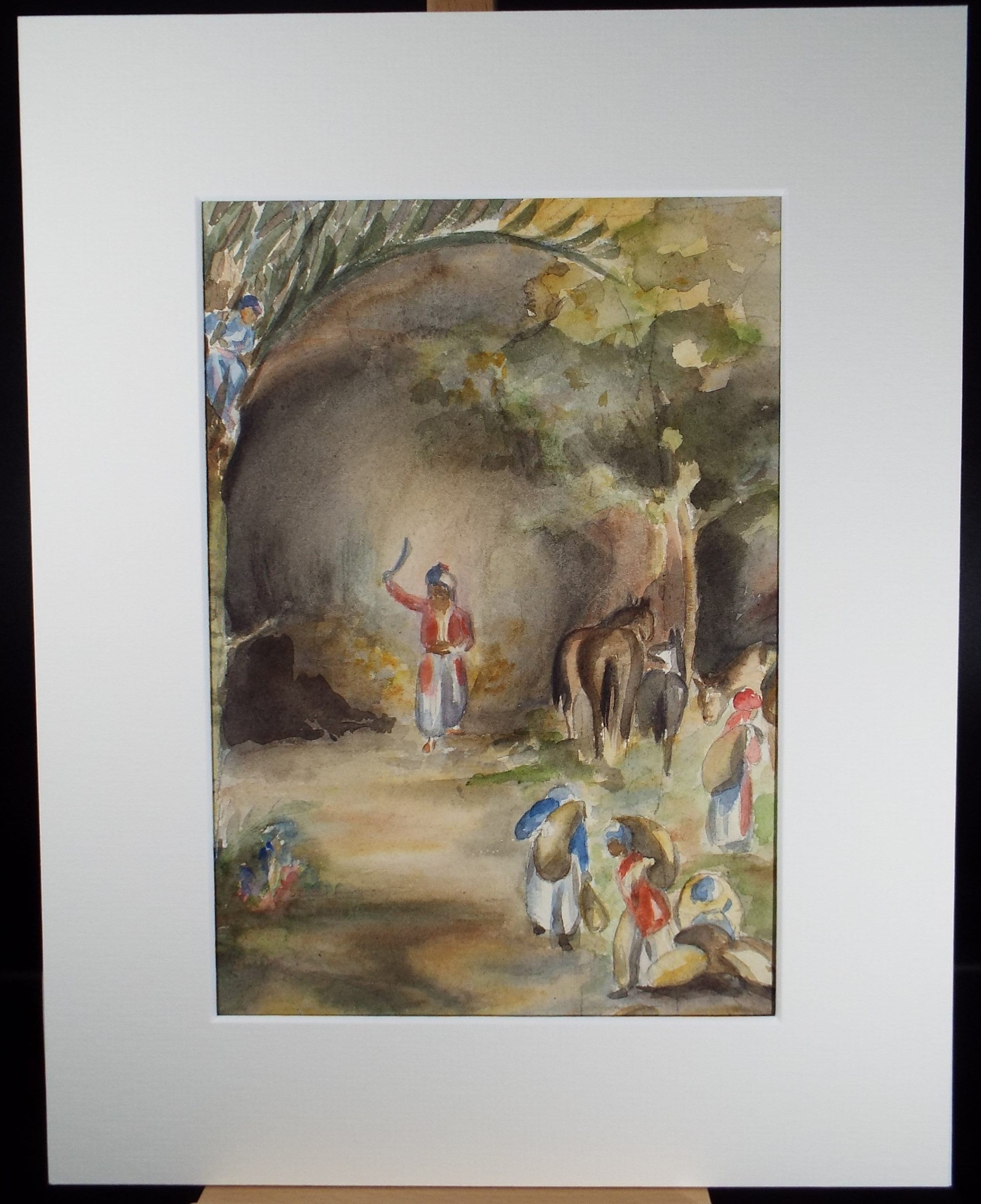 Original Watercolour on Paper, 'In Persia', Lucie Cole-Hamilton (20th Century, British), circa 1915