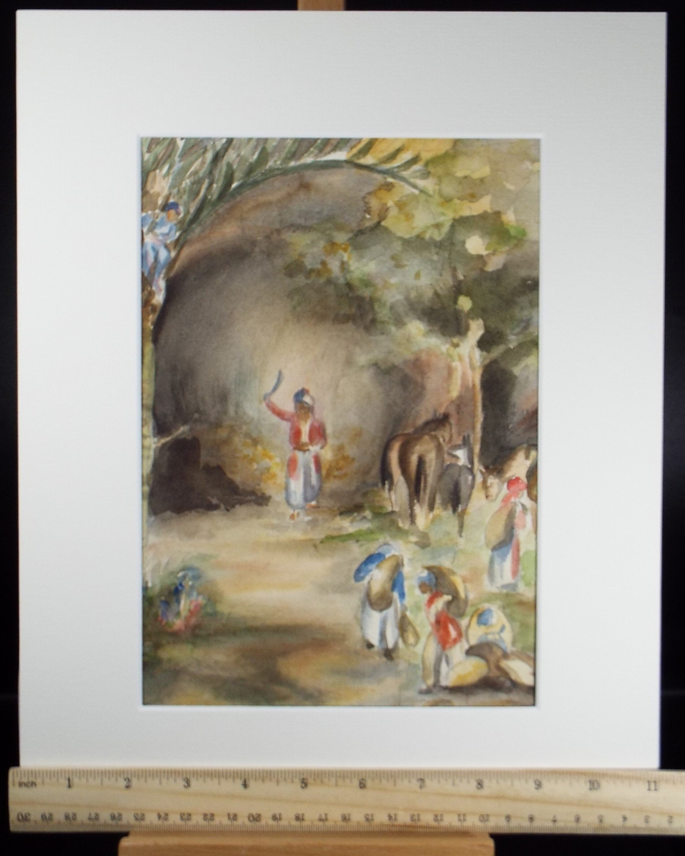 Original Watercolour on Paper, 'In Persia', Lucie Cole-Hamilton (20th Century, British), circa 1915