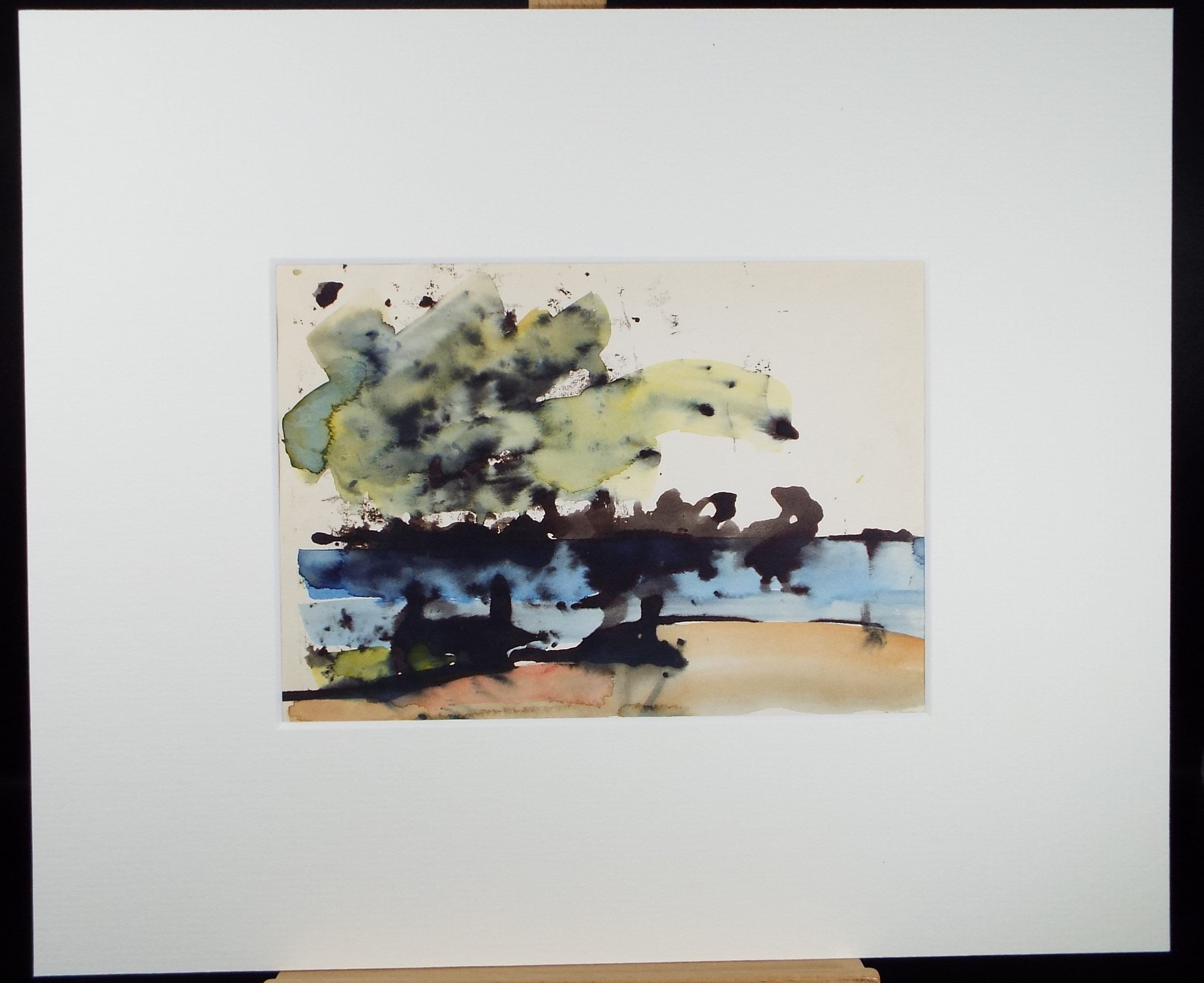 Original Watercolour drawing, 'Abstract Landscape', Hugh McKenzie (1909-2005), Mid 20th Century