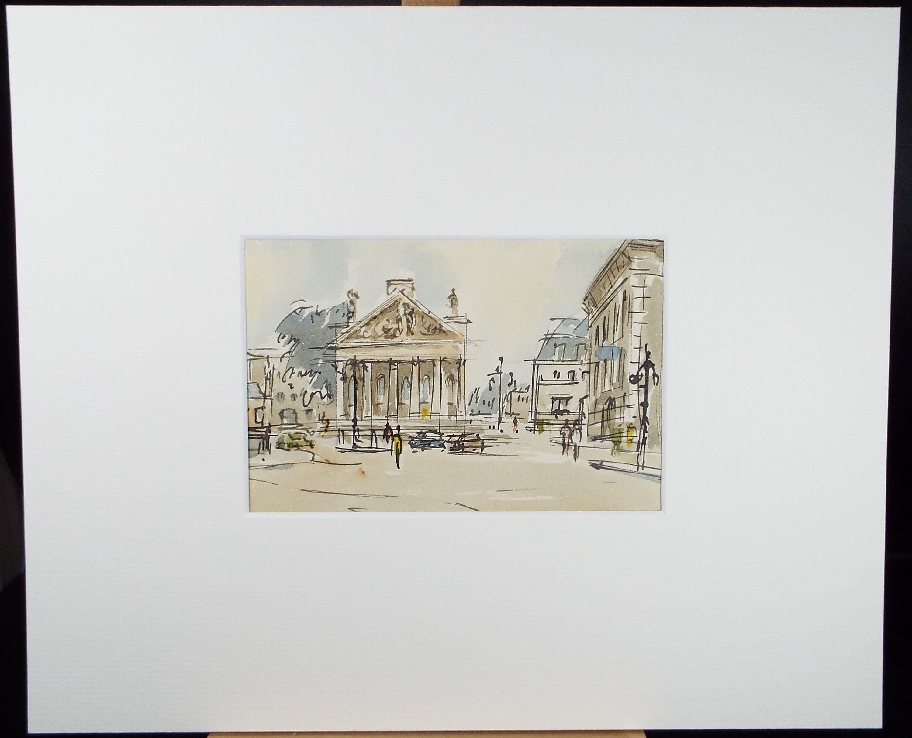 Original Watercolour, 'Streetscape', Hugh McKenzie (1909-2005), Mid 20th Century