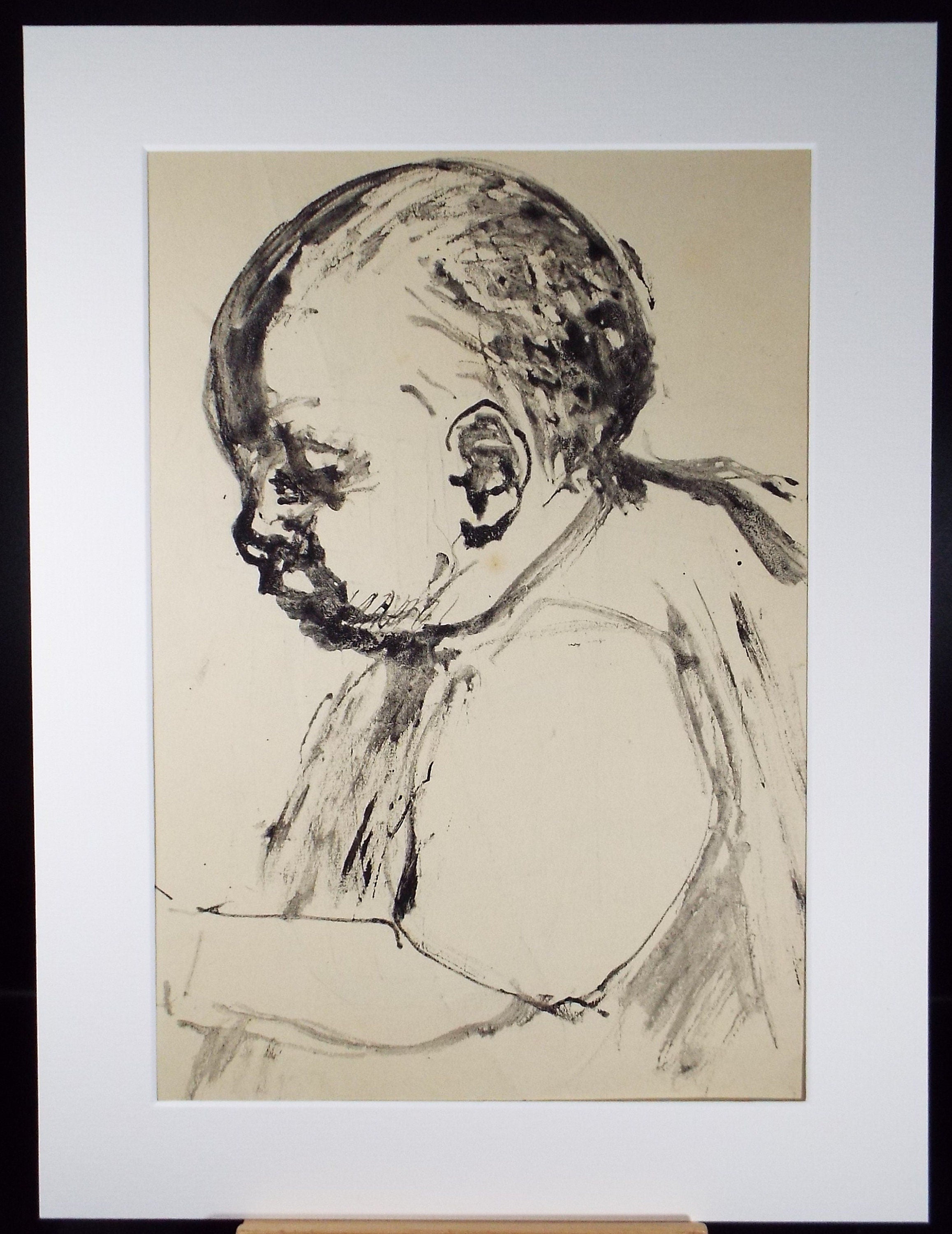 Original Ink & wash, 'Baby Study', Leslie Duxbury ARCA (1921-2001), Circa 1970's