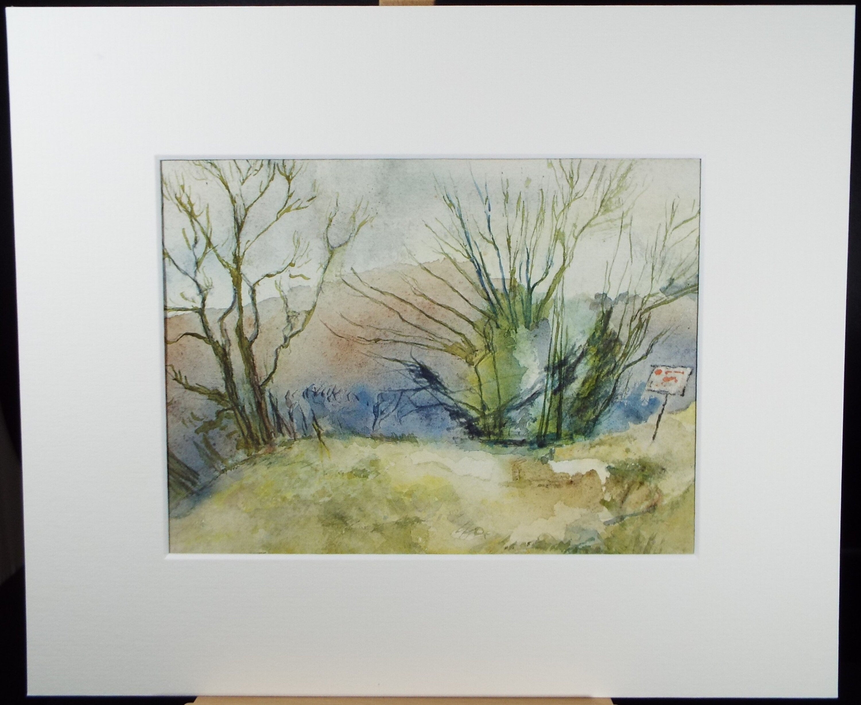 Original Watercolour on Paper, 'Wooded Pond', Leslie Duxbury ARCA (1921-2001), Circa 1950's