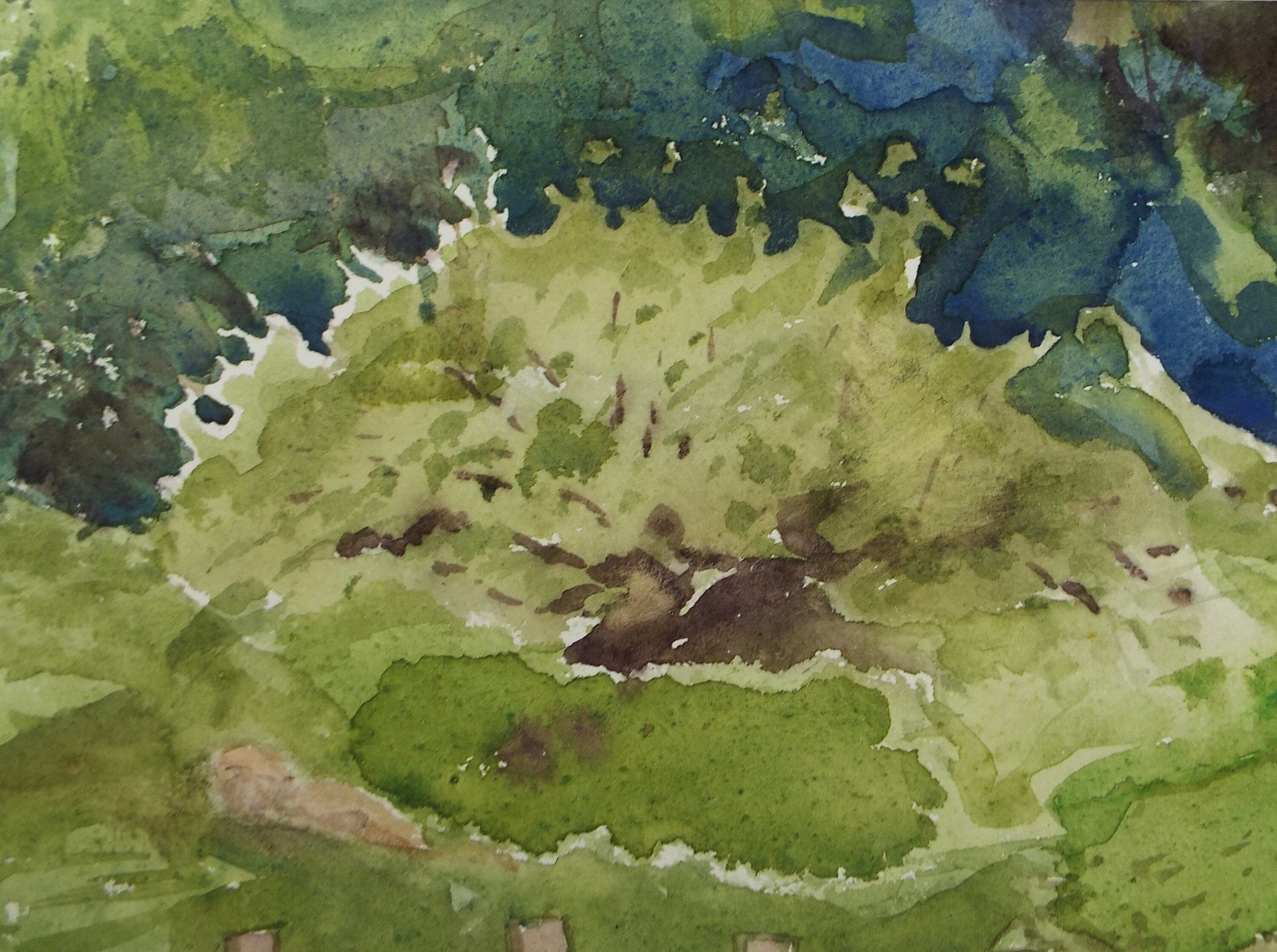 Original Watercolour on Paper, 'Landscape Study', Leslie Duxbury ARCA (1921-2001), Circa 1950's