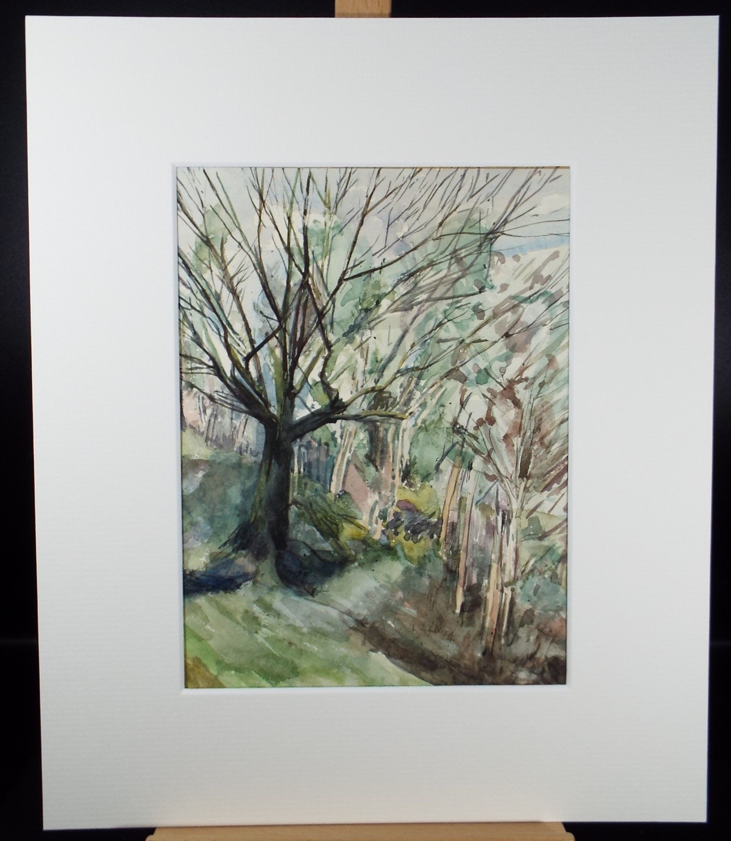 Original Watercolour on Paper, 'Woodland Study', Leslie Duxbury ARCA (1921-2001), Circa 1950's