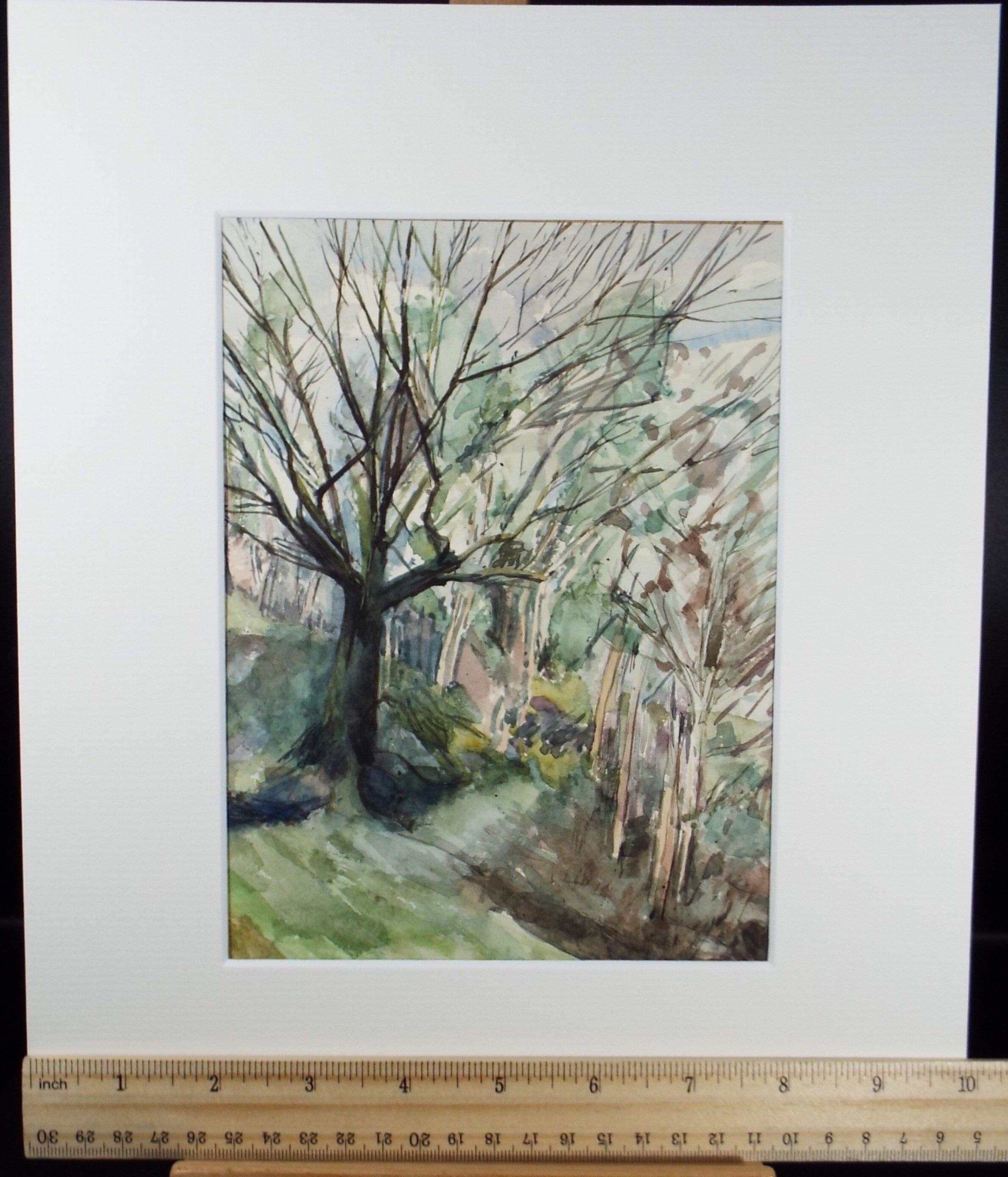 Original Watercolour on Paper, 'Woodland Study', Leslie Duxbury ARCA (1921-2001), Circa 1950's