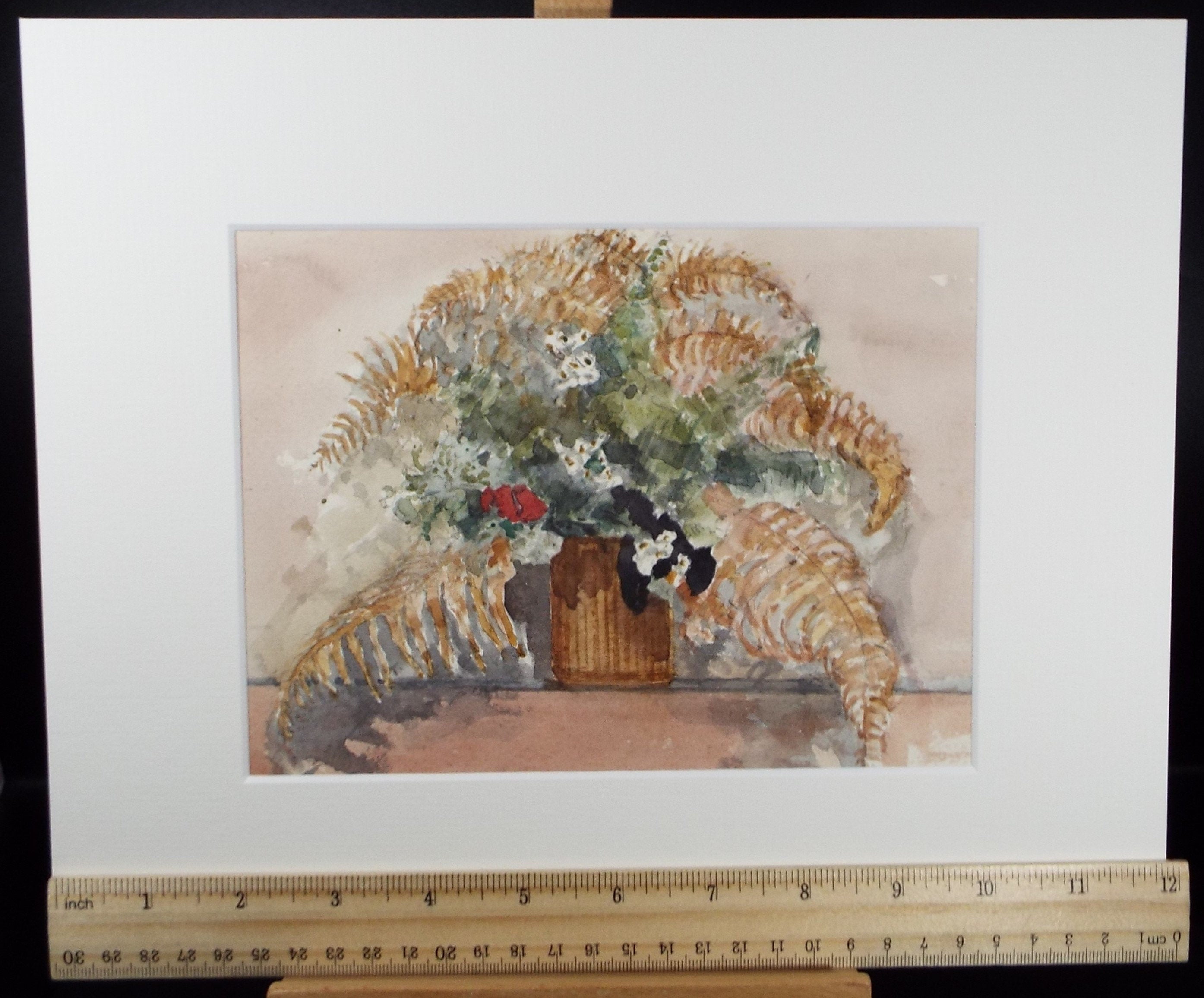 Original Watercolour on Paper, 'Flower Study', Leslie Duxbury ARCA (1921-2001), Circa 1950's
