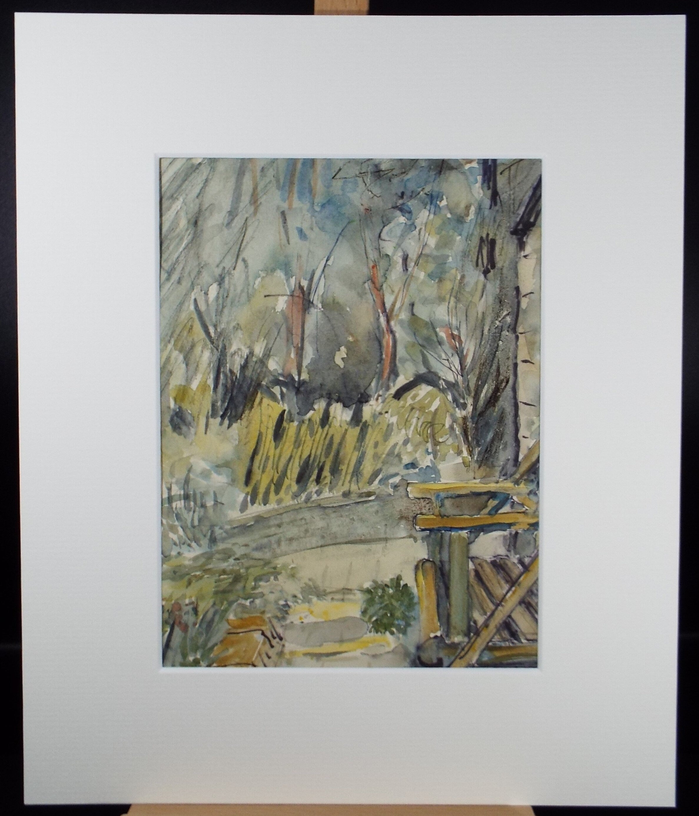Original Watercolour on Paper, 'Garden Study', Leslie Duxbury ARCA (1921-2001), Circa 1950's