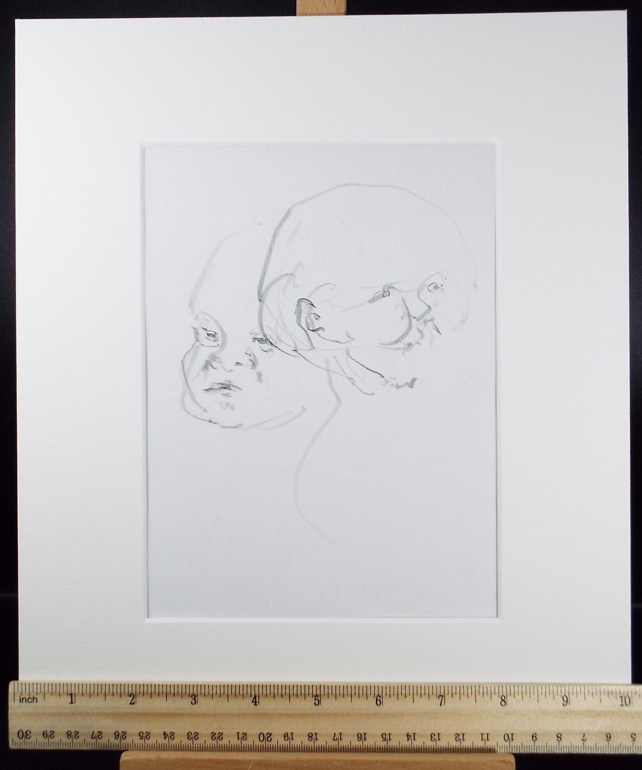 Original Pencil Drawing, 'Study of a Baby', Leslie Duxbury ARCA (1921-2001), Circa 1970's