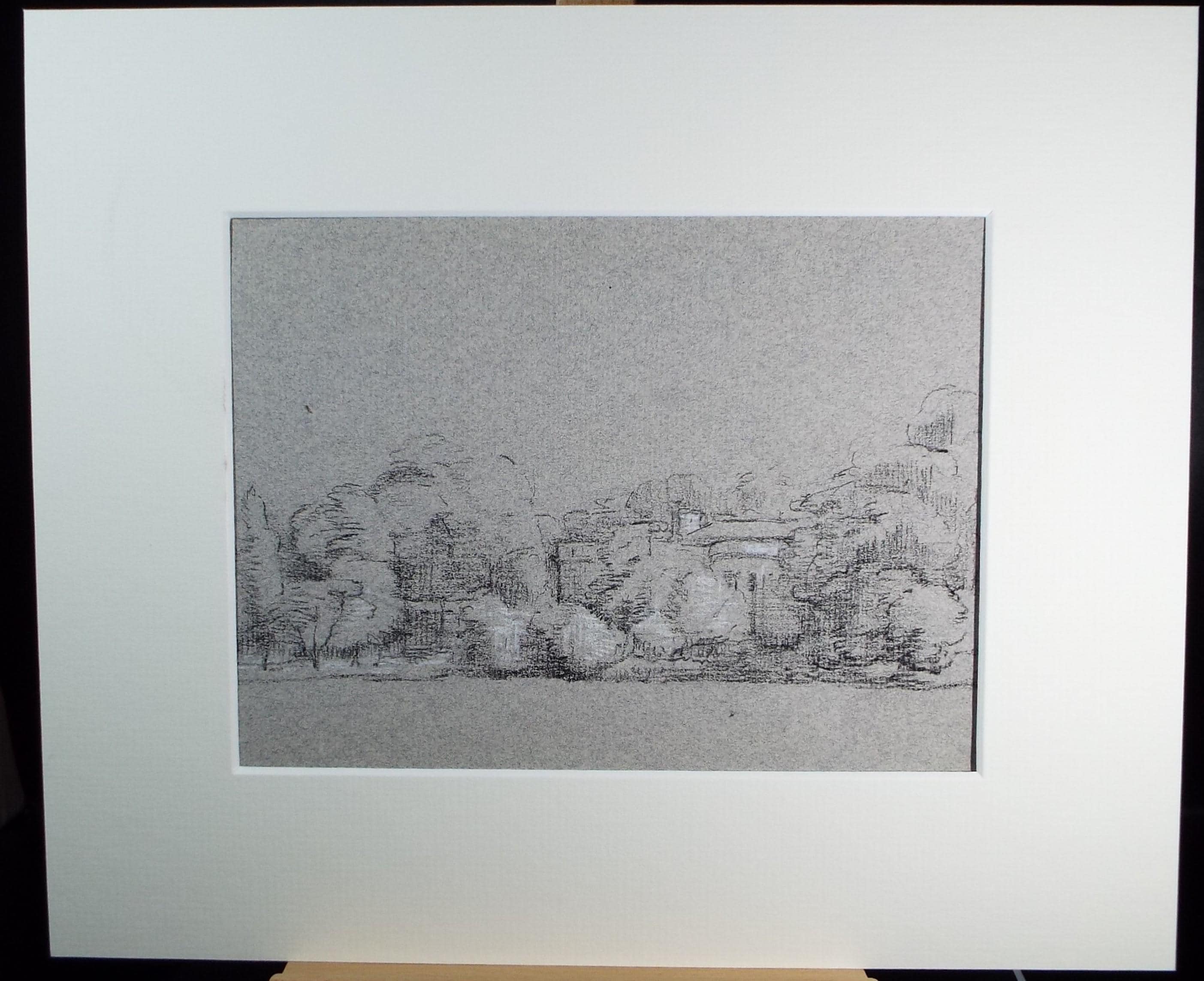 Original Pastel, 'Landscape Study', 1990's, Mariota Bosanquet 1923 -2022