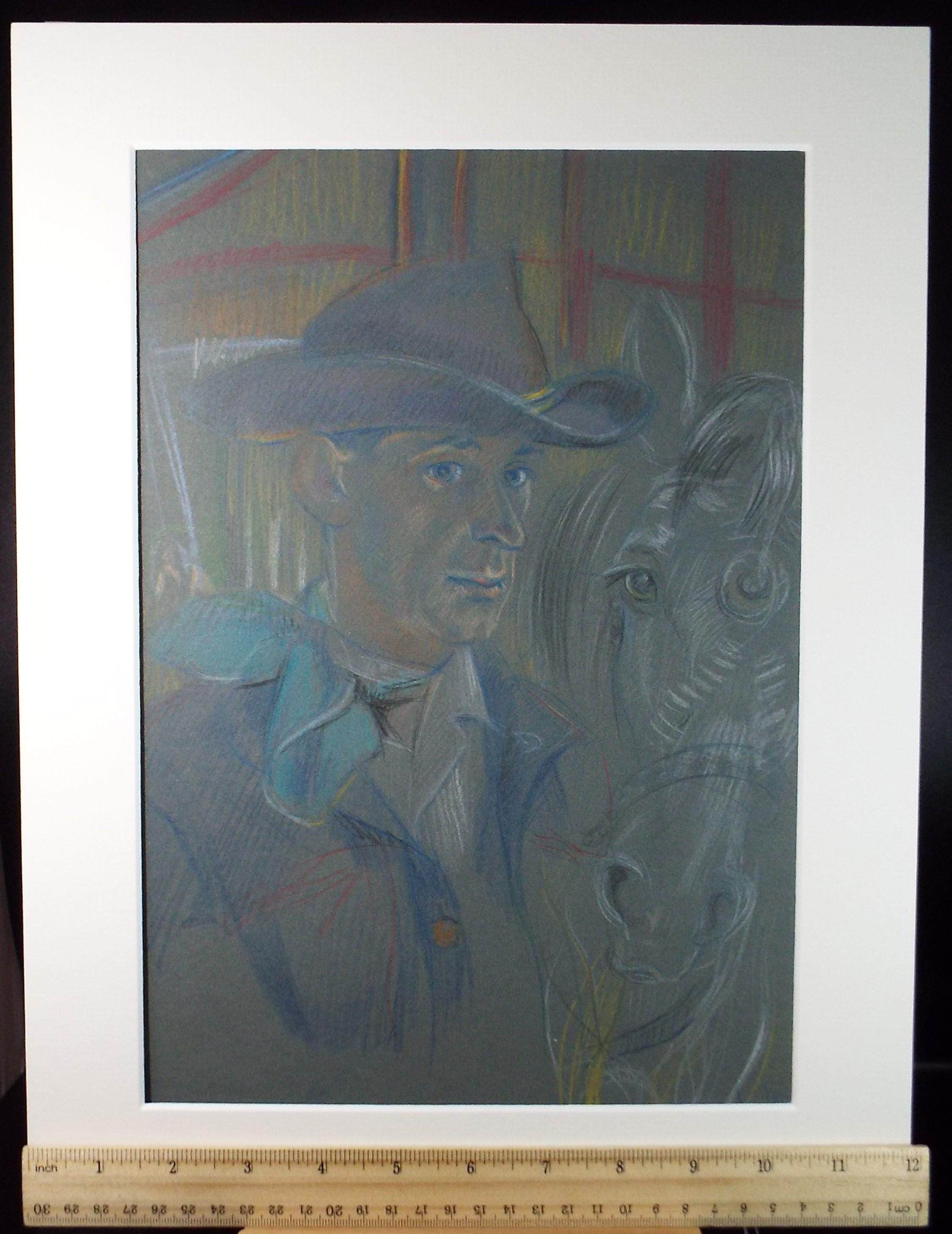 Original Watercolour Drawing, 'Circus Performer', c1950s, Athene Andrade (1908-1973)