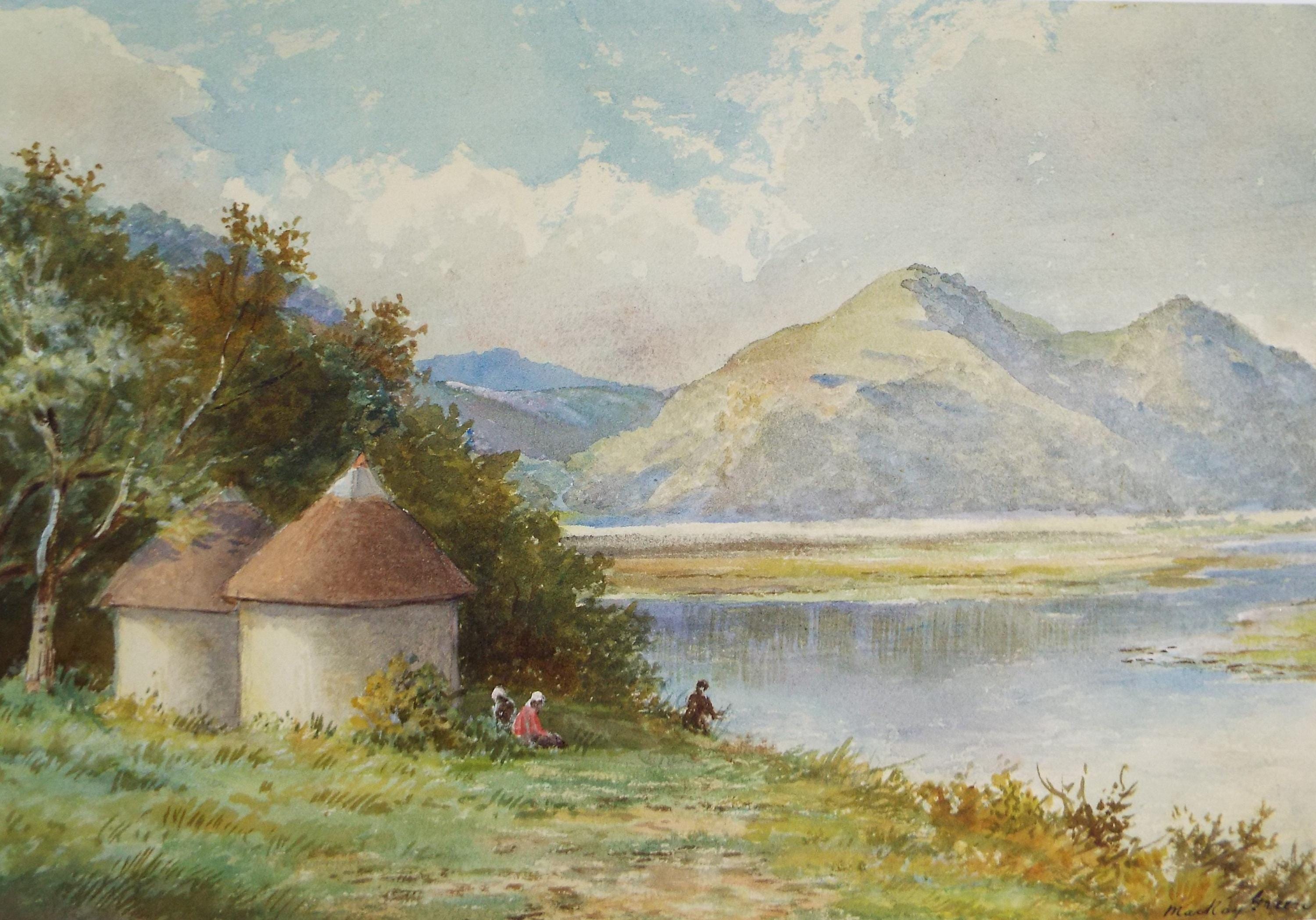 Original Watercolour 'Dumbletons - the Wildeiness (sic)', c1920s, Mackay Green