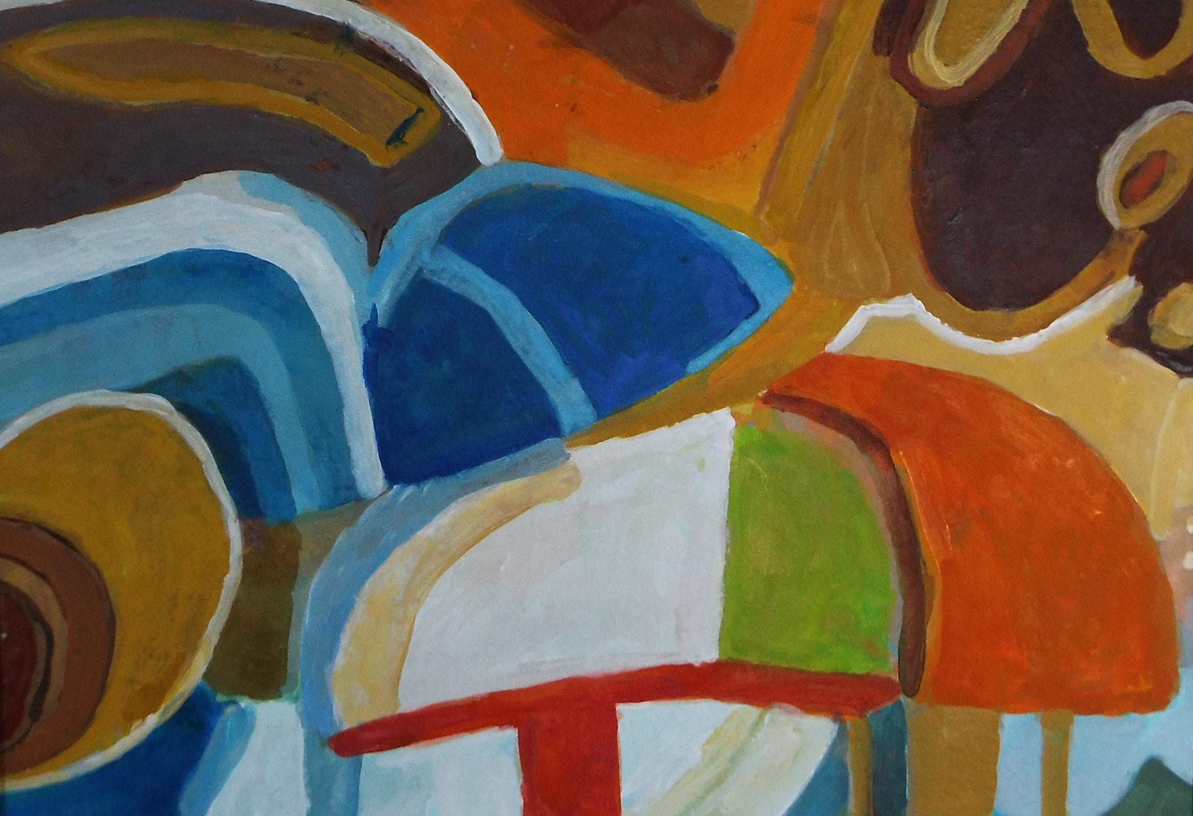 Original Watercolour & Gouache, 'Abstract', Colin Fifield (1940-2022), Circa 1980's