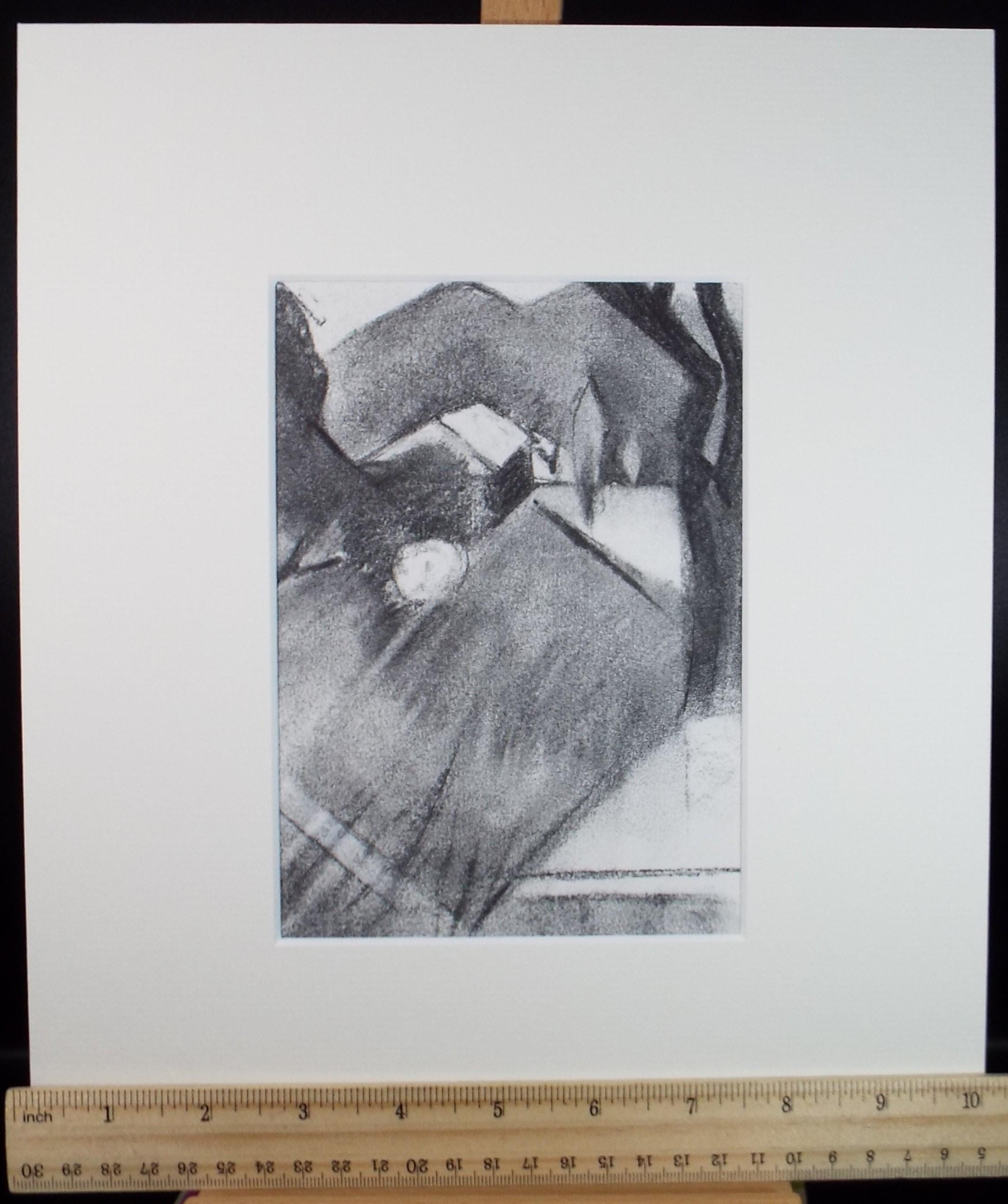 Original Pastel 'Abstract Landscape', June Bevan, c1990's