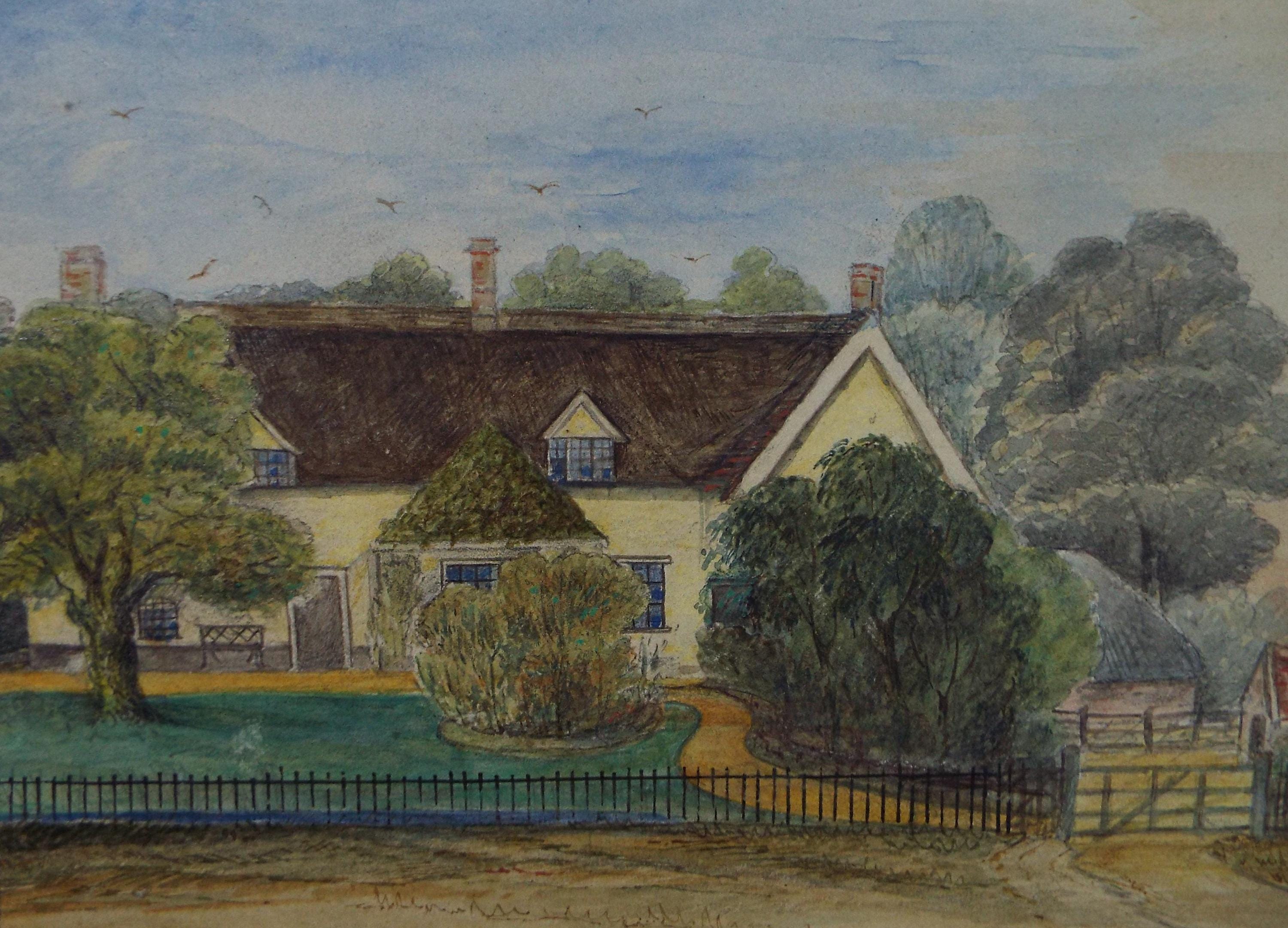 Original Watercolour, 'Beeston Park', Circa 1870's, artist unknown