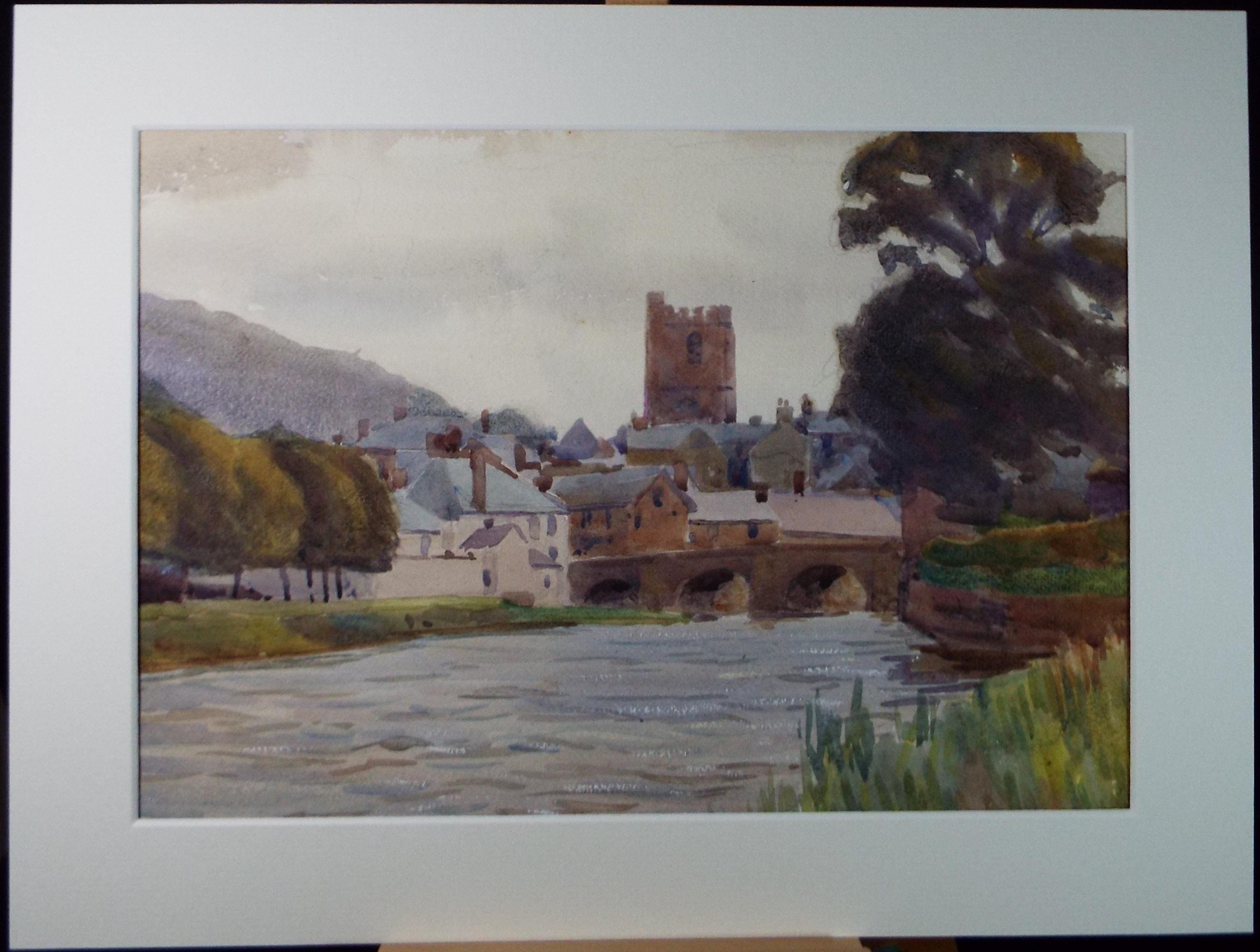 Original Watercolour, 'Richmond', Artist Unknown, circa 1920's
