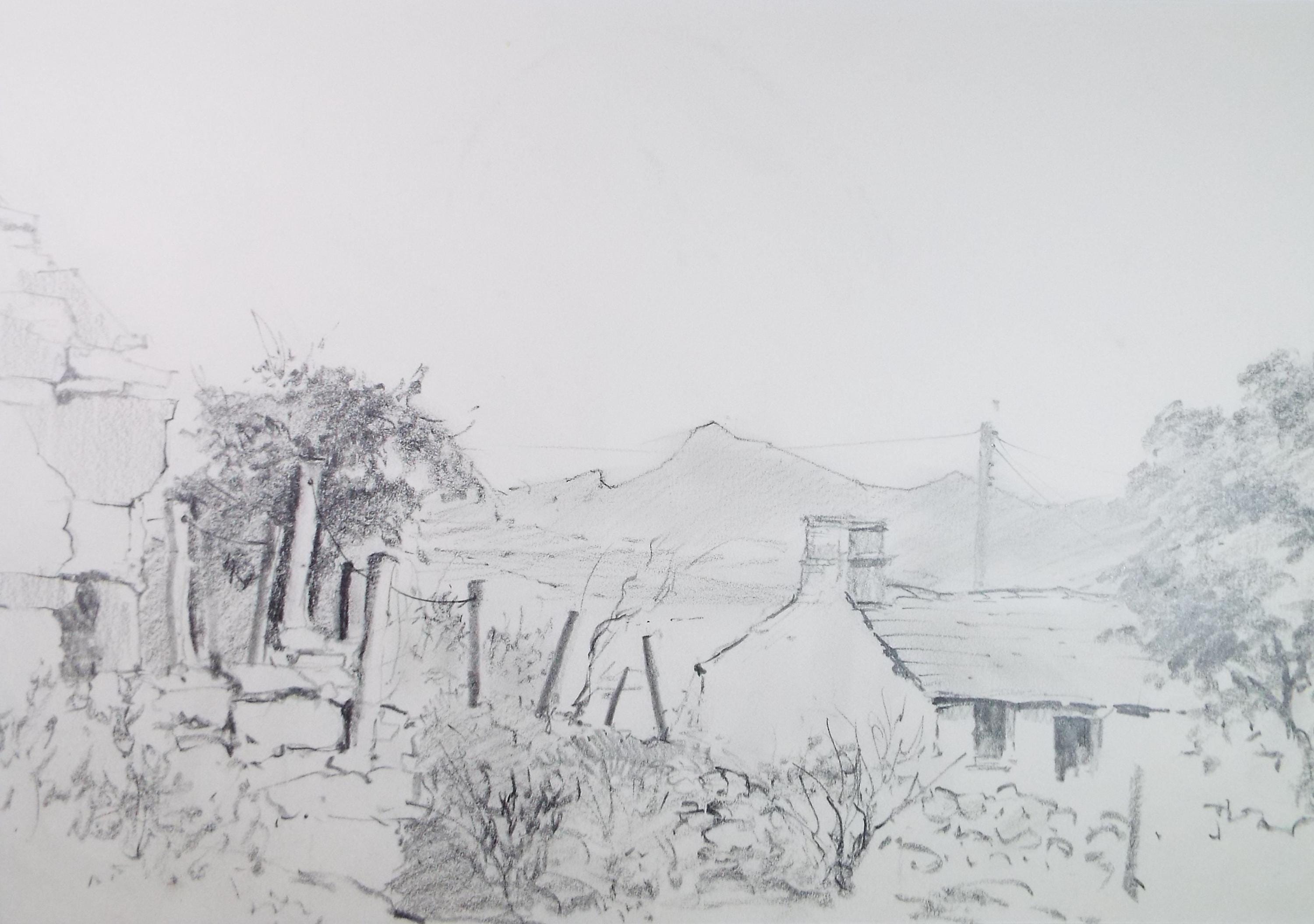 Original Pencil Drawing, 'Cilan', Tom Sykes, Circa 1980's