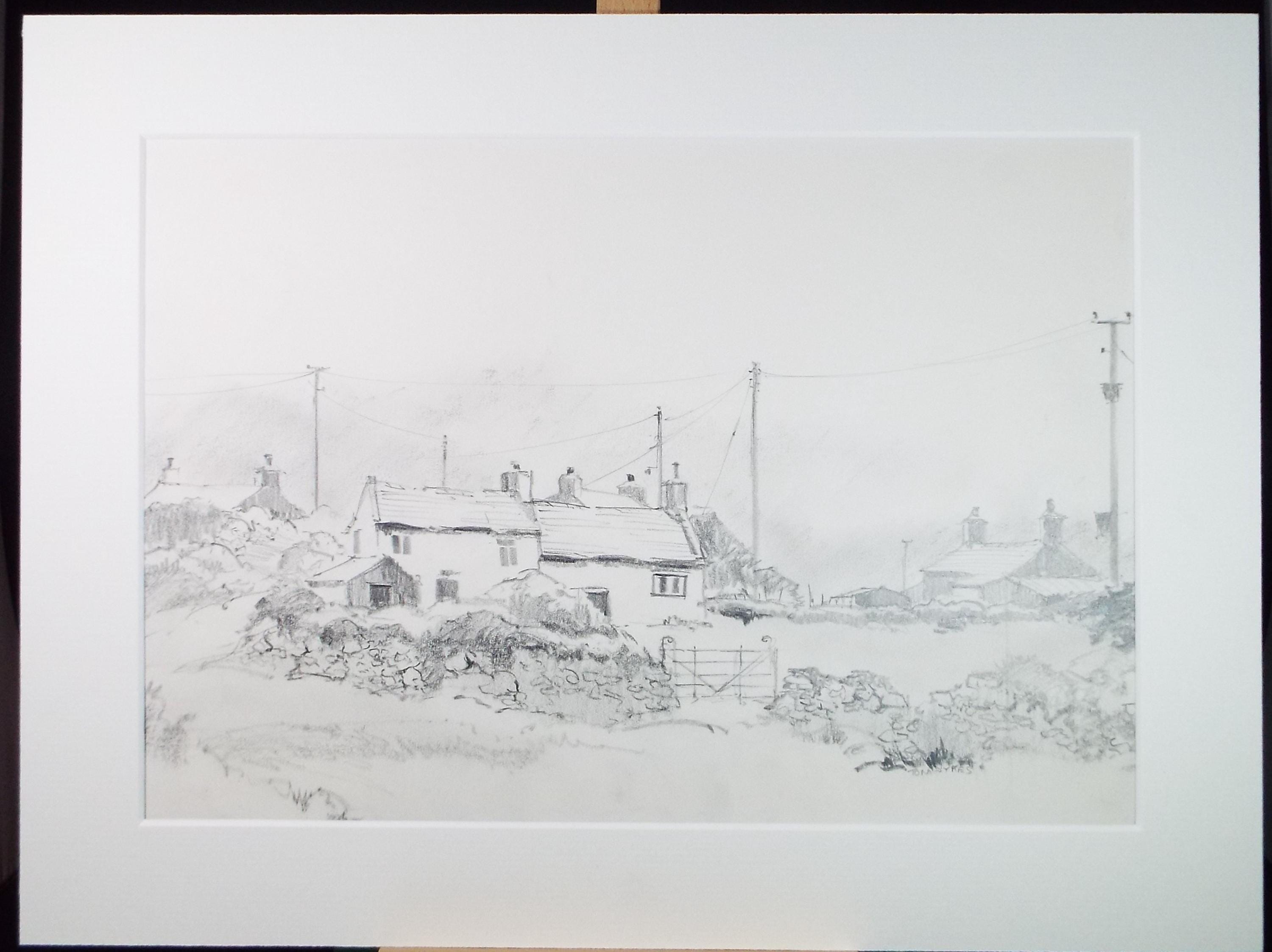 Original Pencil Drawing, 'Cilan', Tom Sykes, Circa 1980's