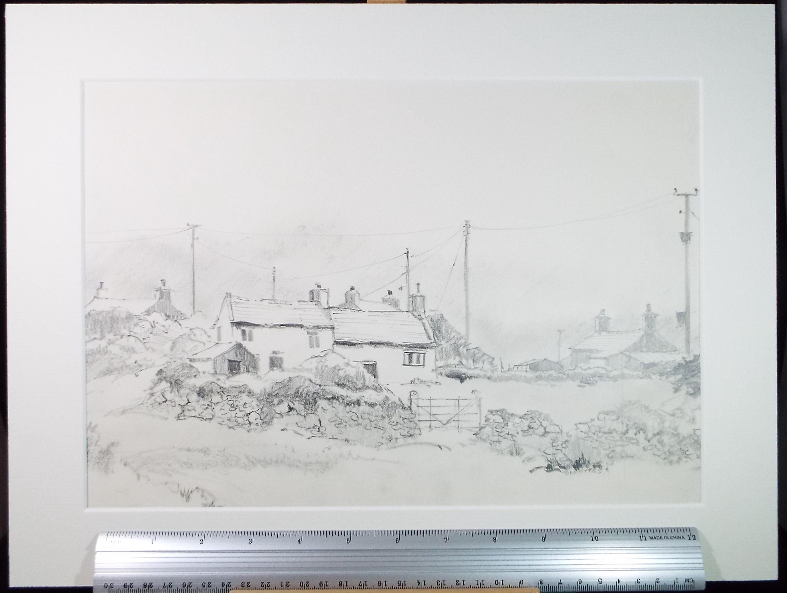 Original Pencil Drawing, 'Cilan', Tom Sykes, Circa 1980's