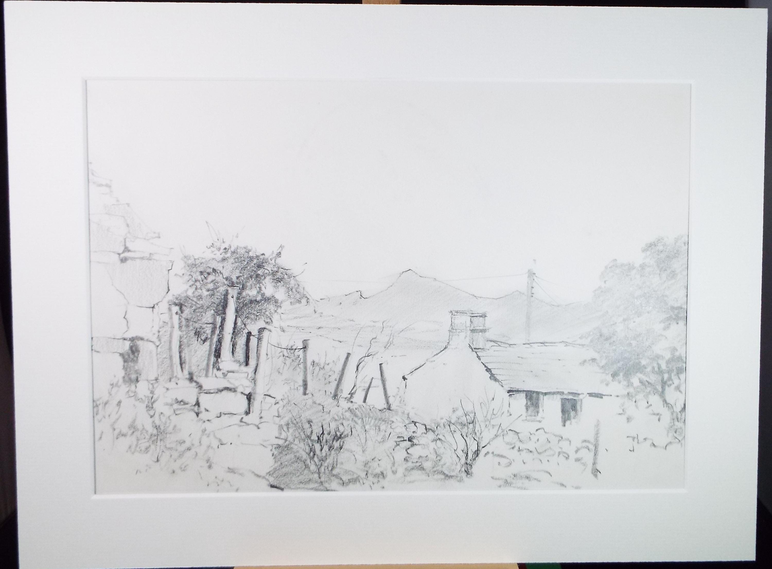 Original Pencil Drawing, 'Cilan', Tom Sykes, Circa 1980's