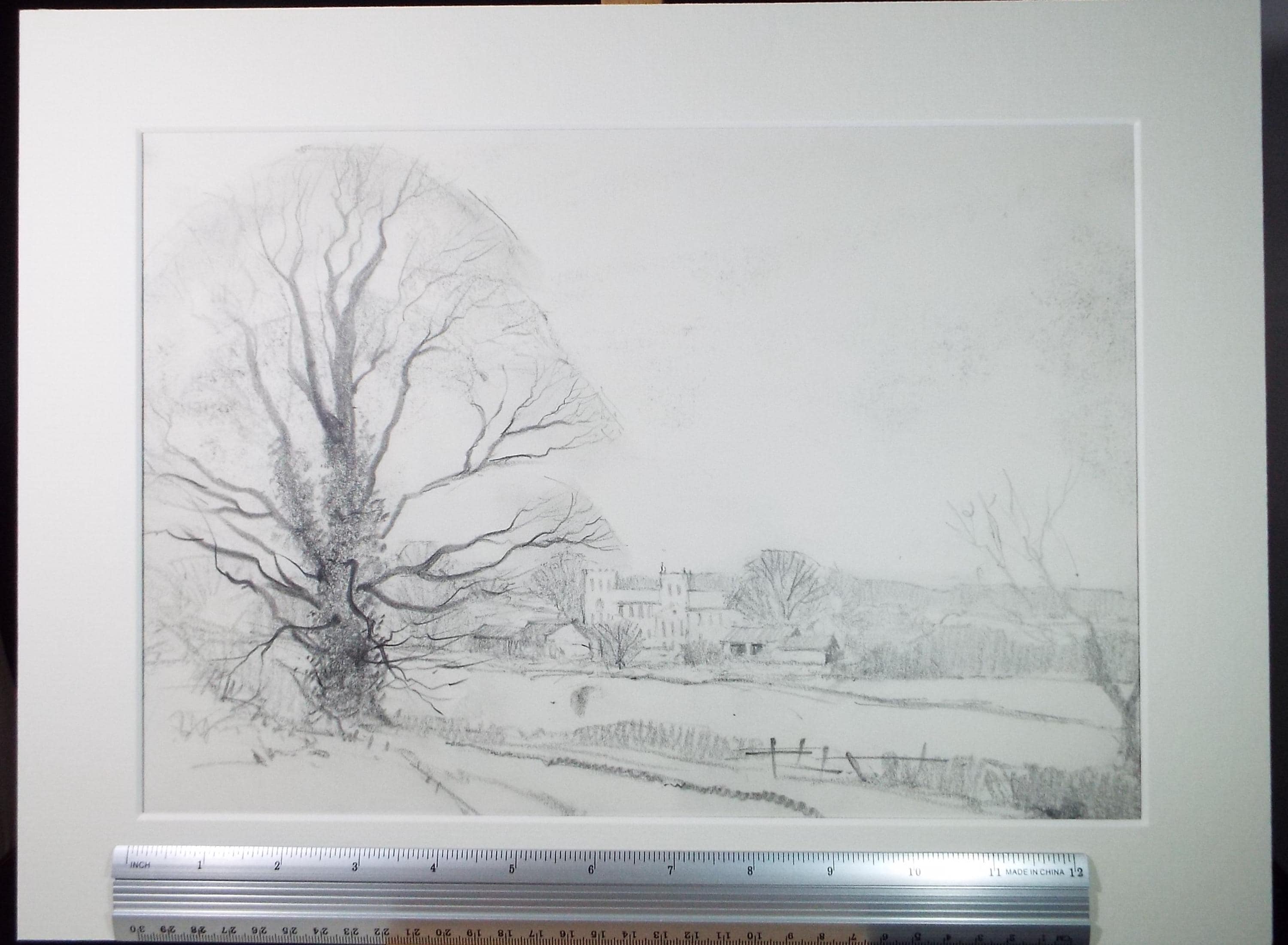 Original Pencil Drawing, 'Ripon Cathedral', Tom Sykes, Circa 1980's