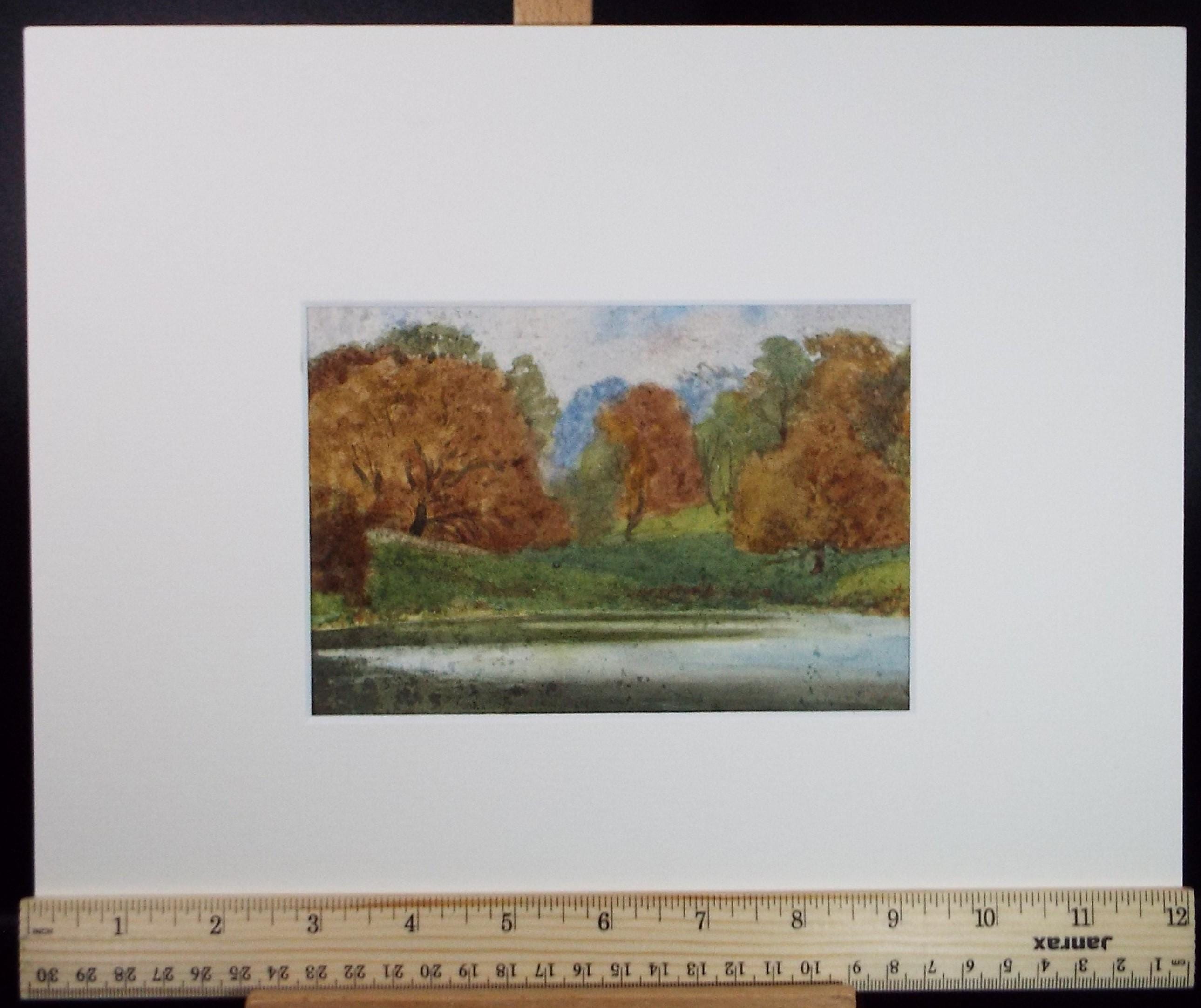 Original Watercolour, 'Kenwood', Dated 1925, Artist Unknown