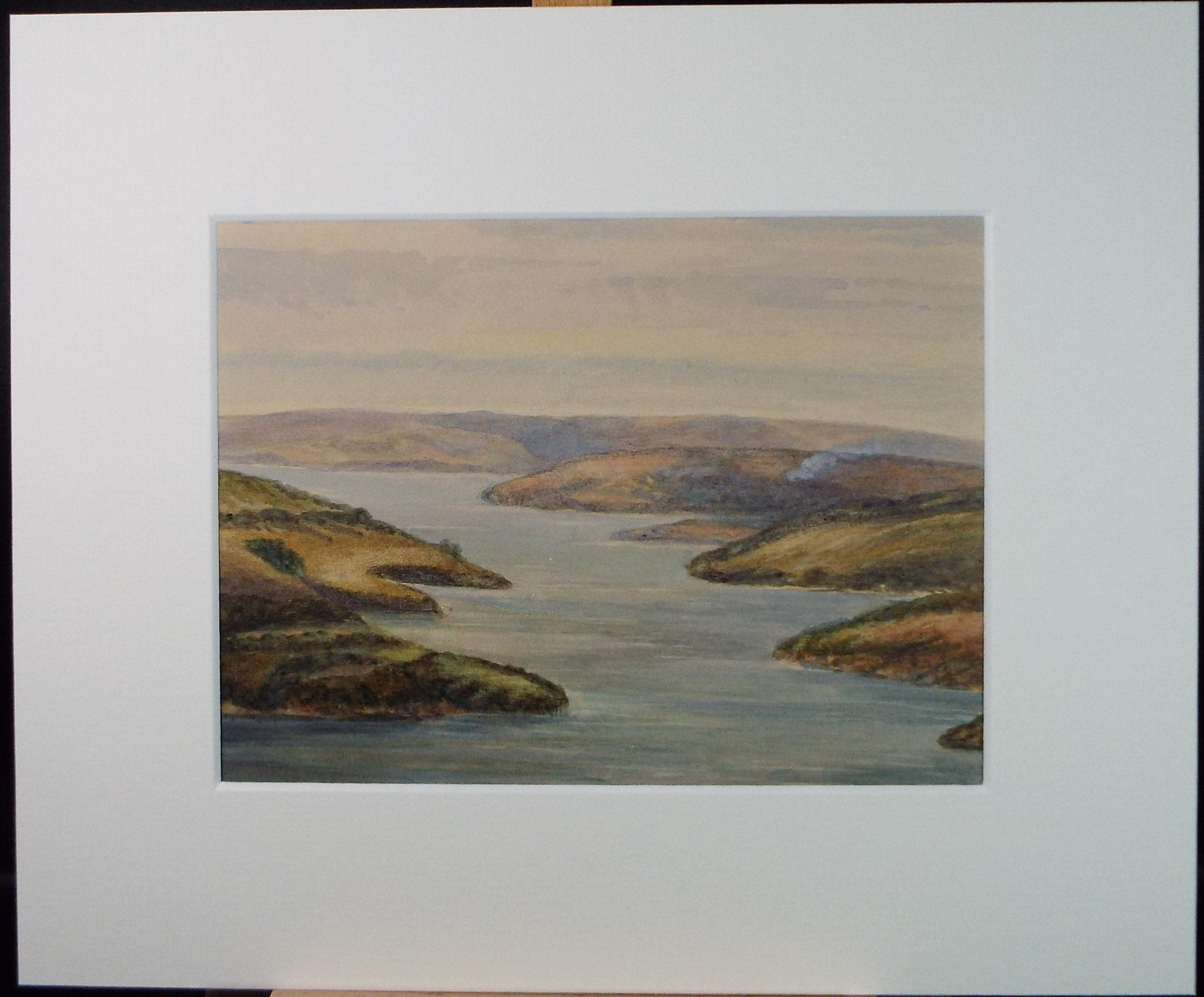 Original Watercolour, 'Coastal Inlet' Circa 1880's, unsigned