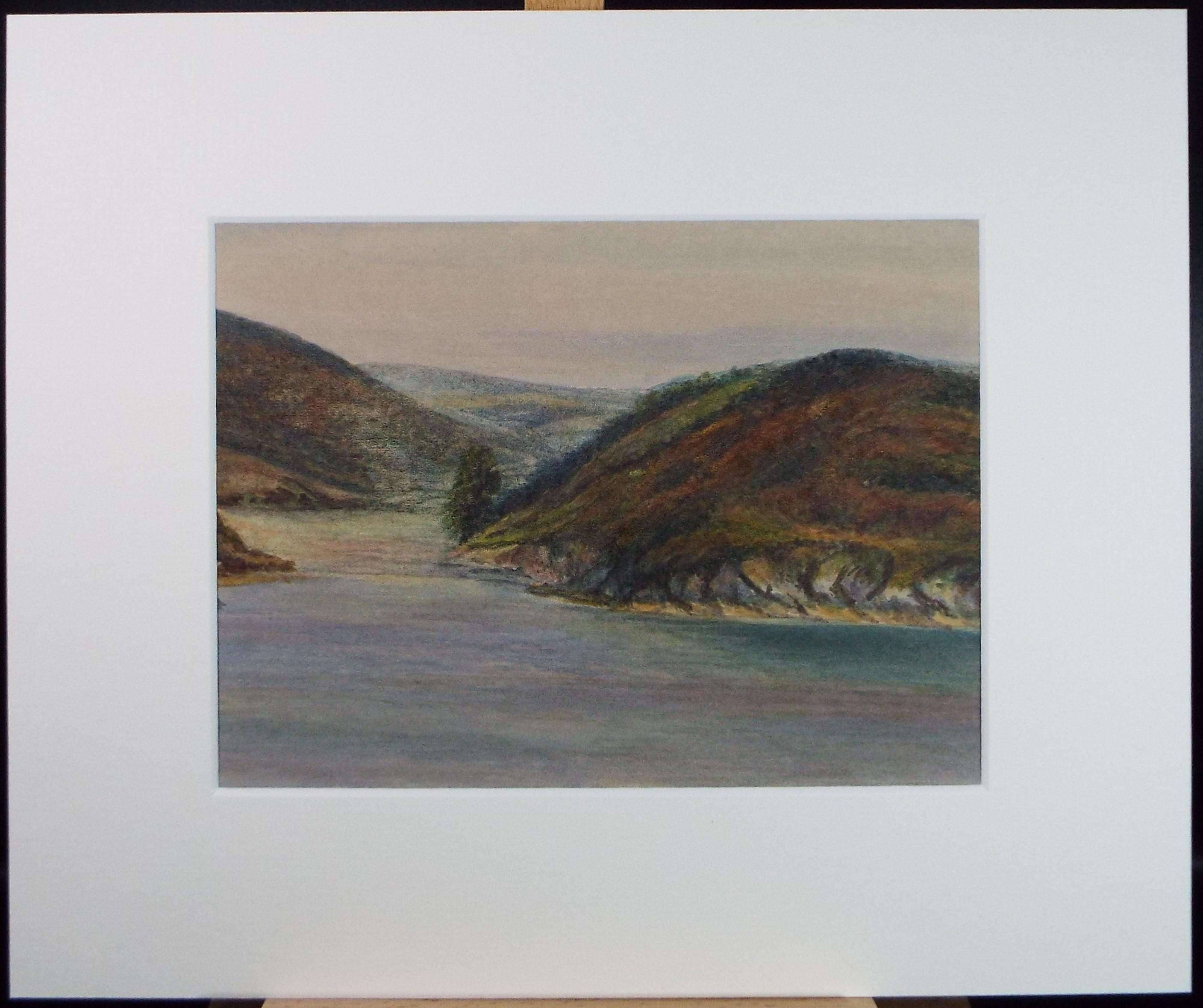 Original Watercolour, 'Coastal cliffs' Circa 1880's, unsigned