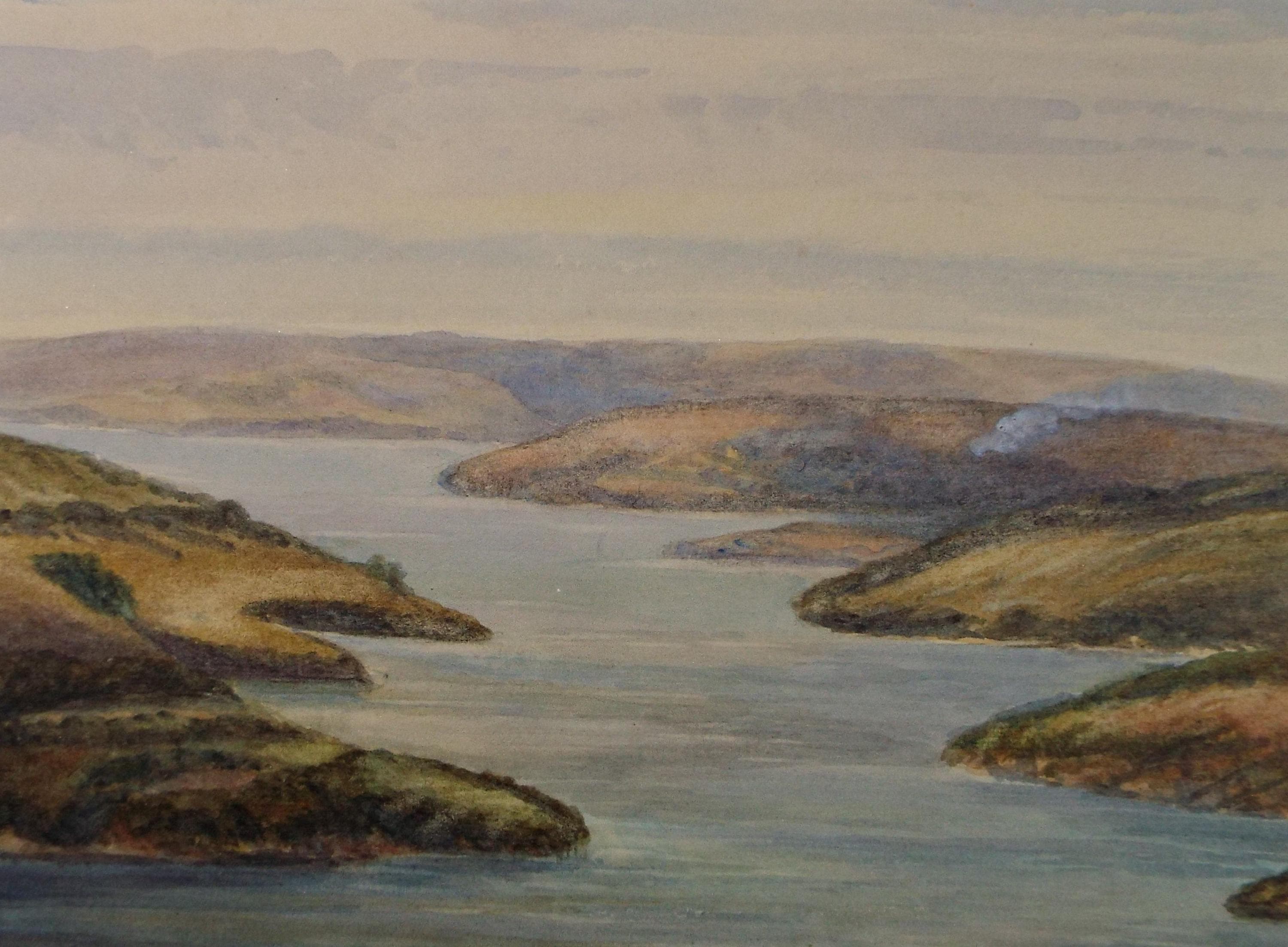 Original Watercolour, 'Coastal Inlet' Circa 1880's, unsigned