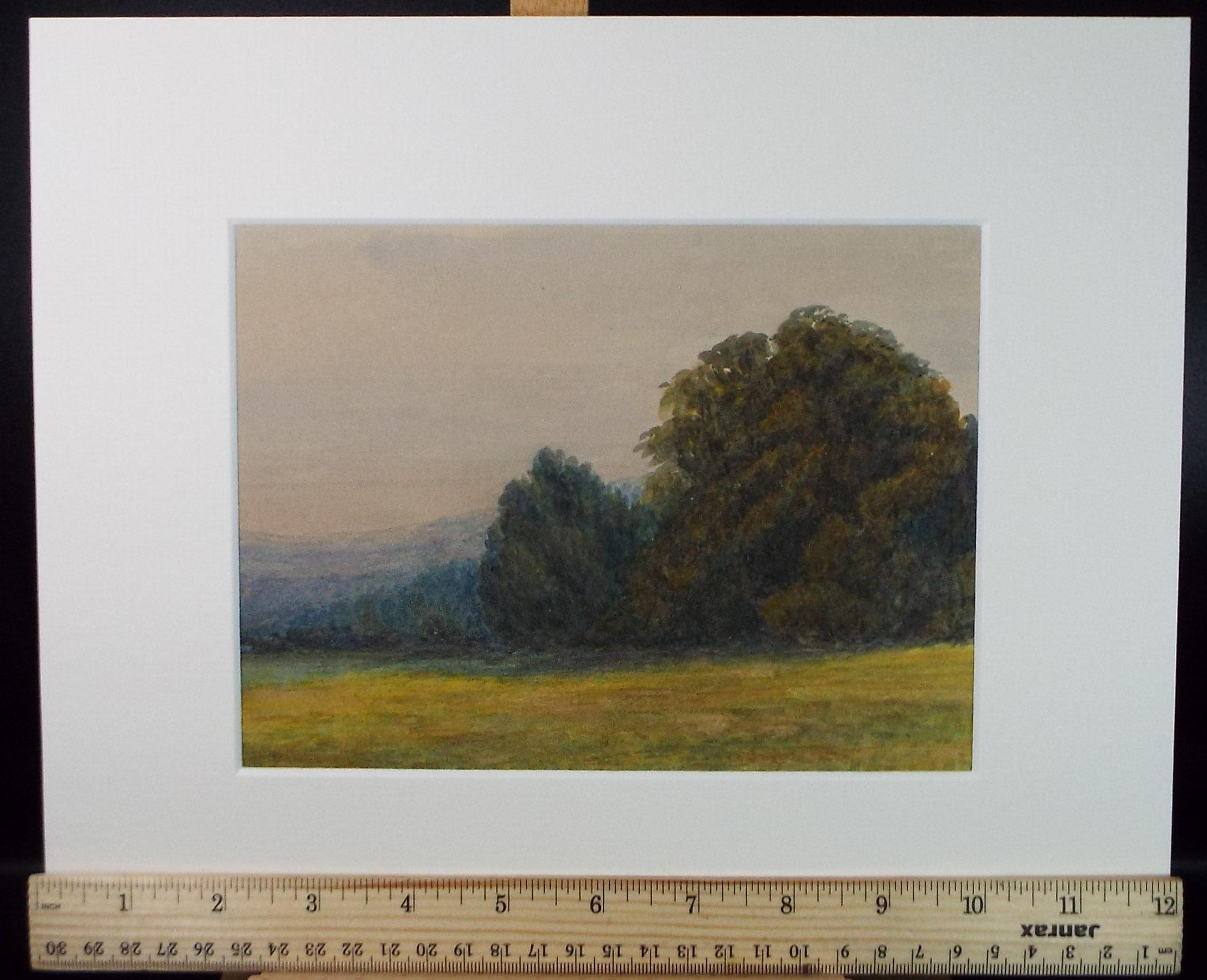 Original Watercolour, 'Hedgerow' Circa 1880's, unsigned