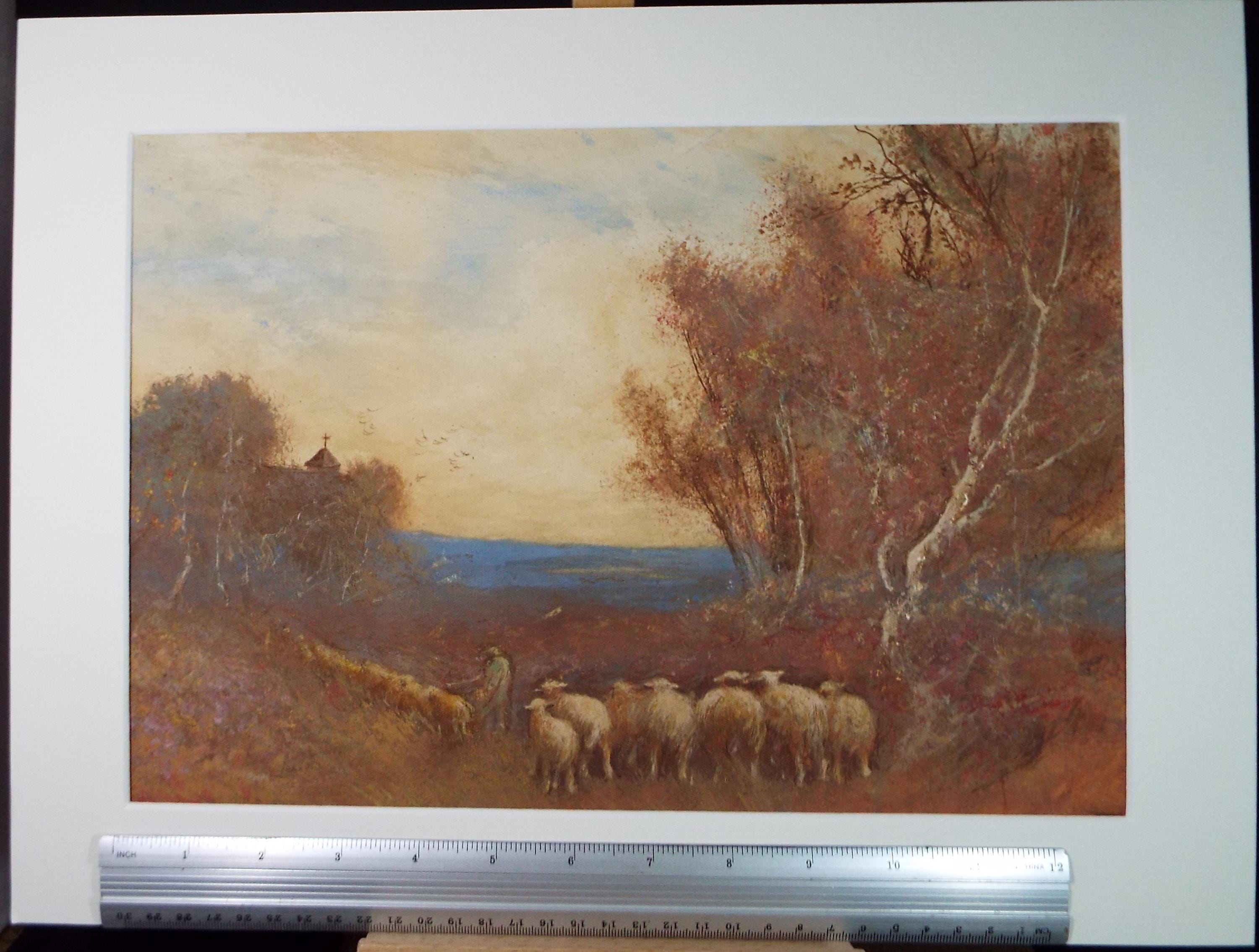 Original Watercolour, 'Danbury Common, Essex', Circa 1900, Fred Hines