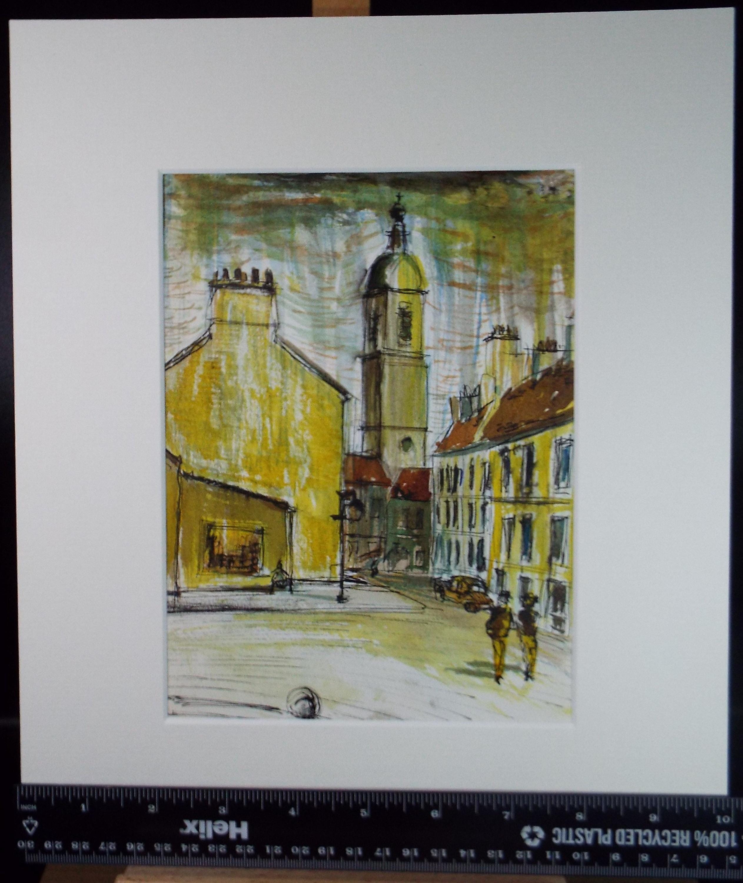 Original Watercolour, 'Street Scene', James Knight, circa 1980's