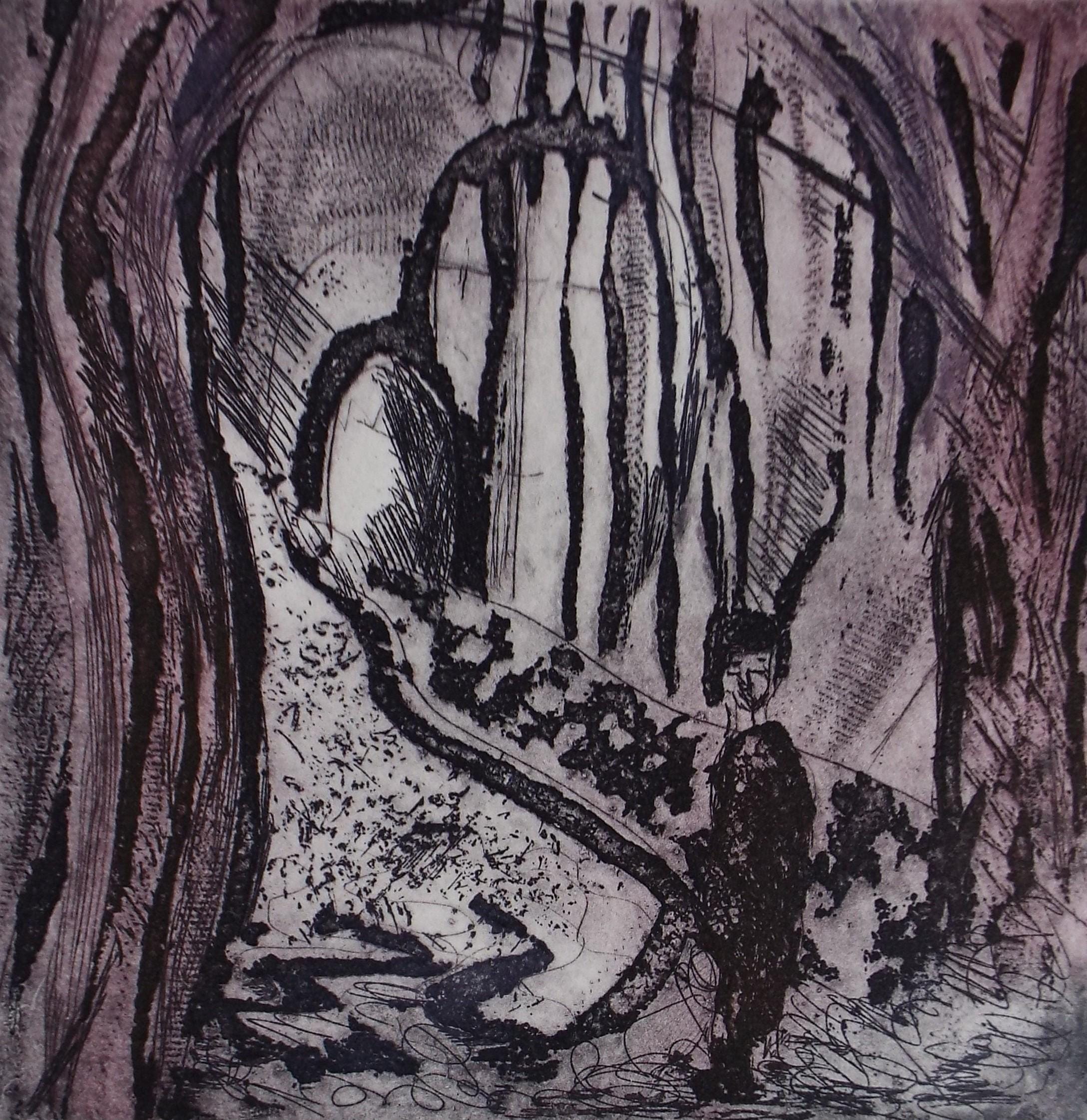 Limited Edition Etching 'Russian Winter', Elizabeth Duncan Meyer (b1942), signed and numbered
