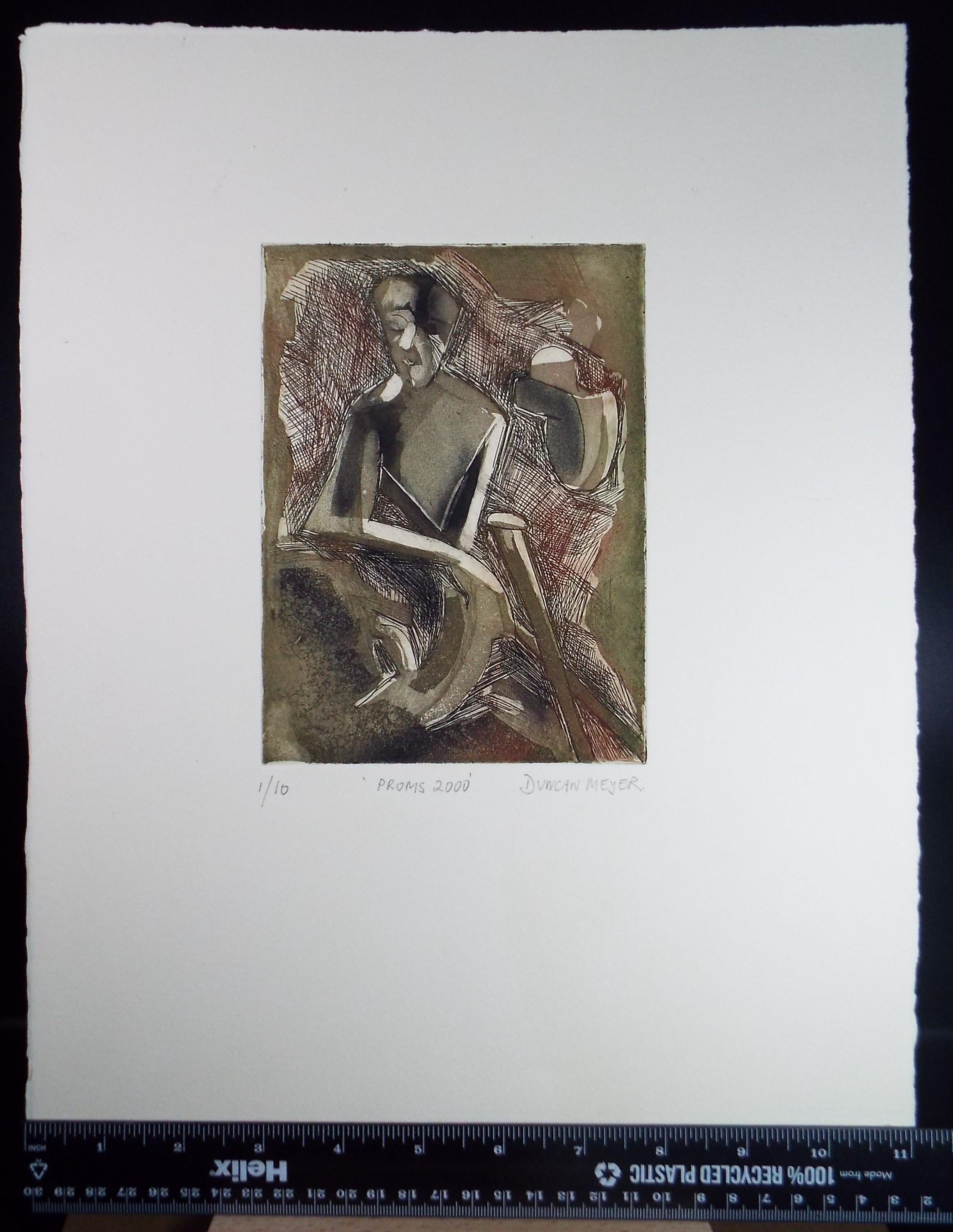 Limited Edition Etching 'PROMS 2000', Elizabeth Duncan Meyer (b1942), signed and numbered