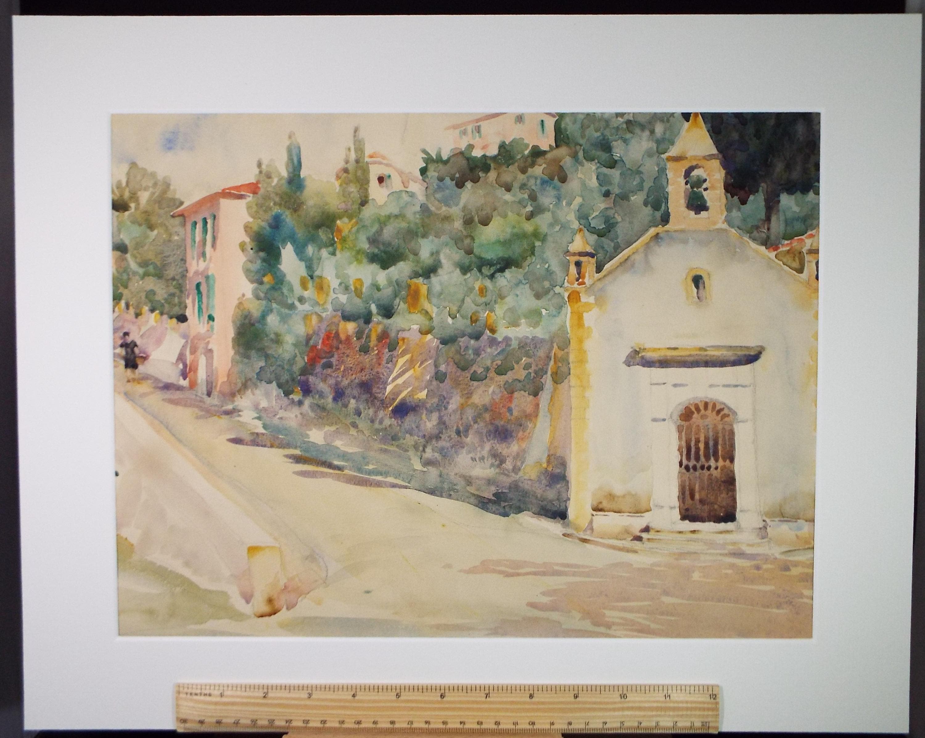 Original Watercolour, 'St. Paul',Unknown Artist, Dated 1937