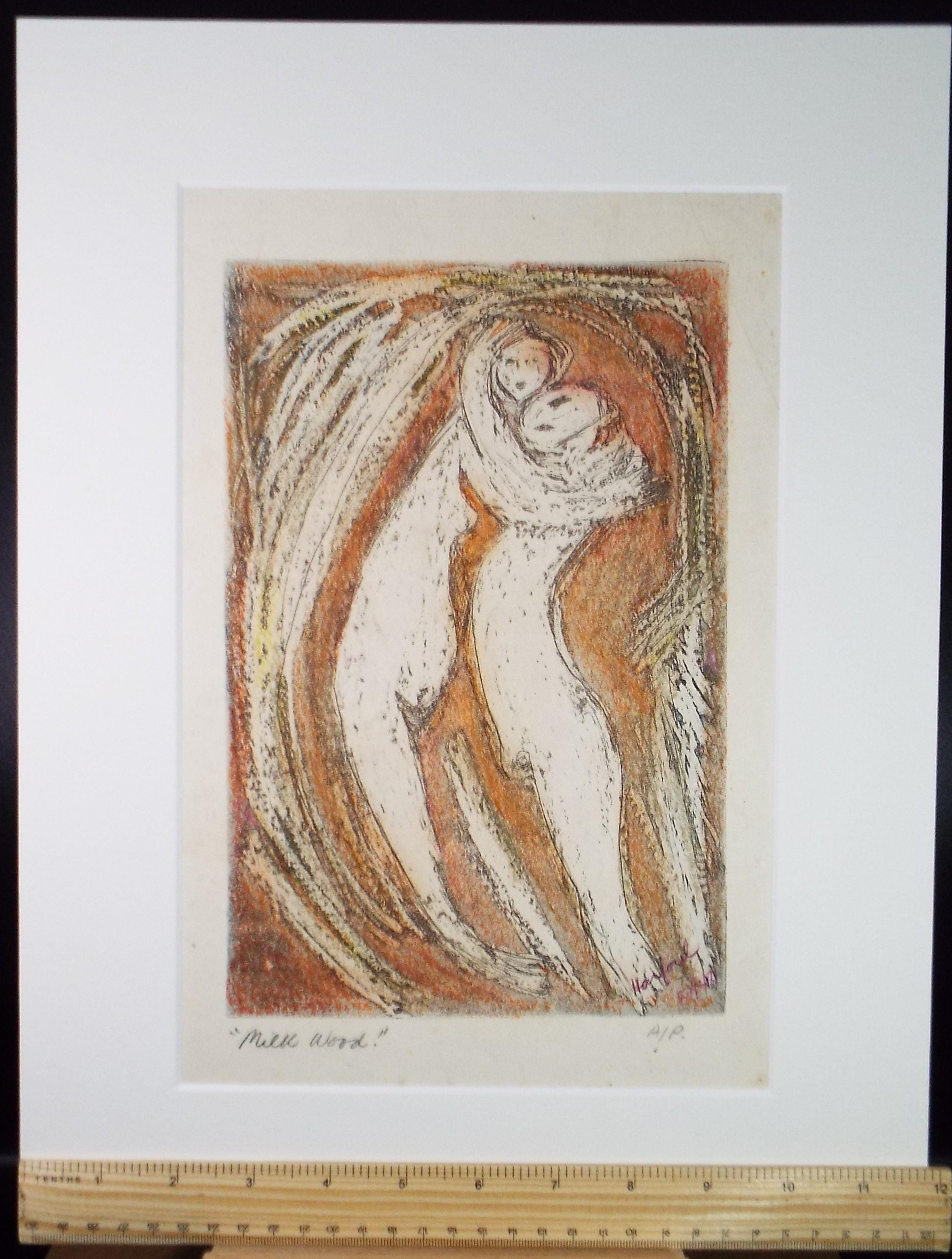 Limited Edition Etching 'Milkwood', Diz Harford, signed and numbered