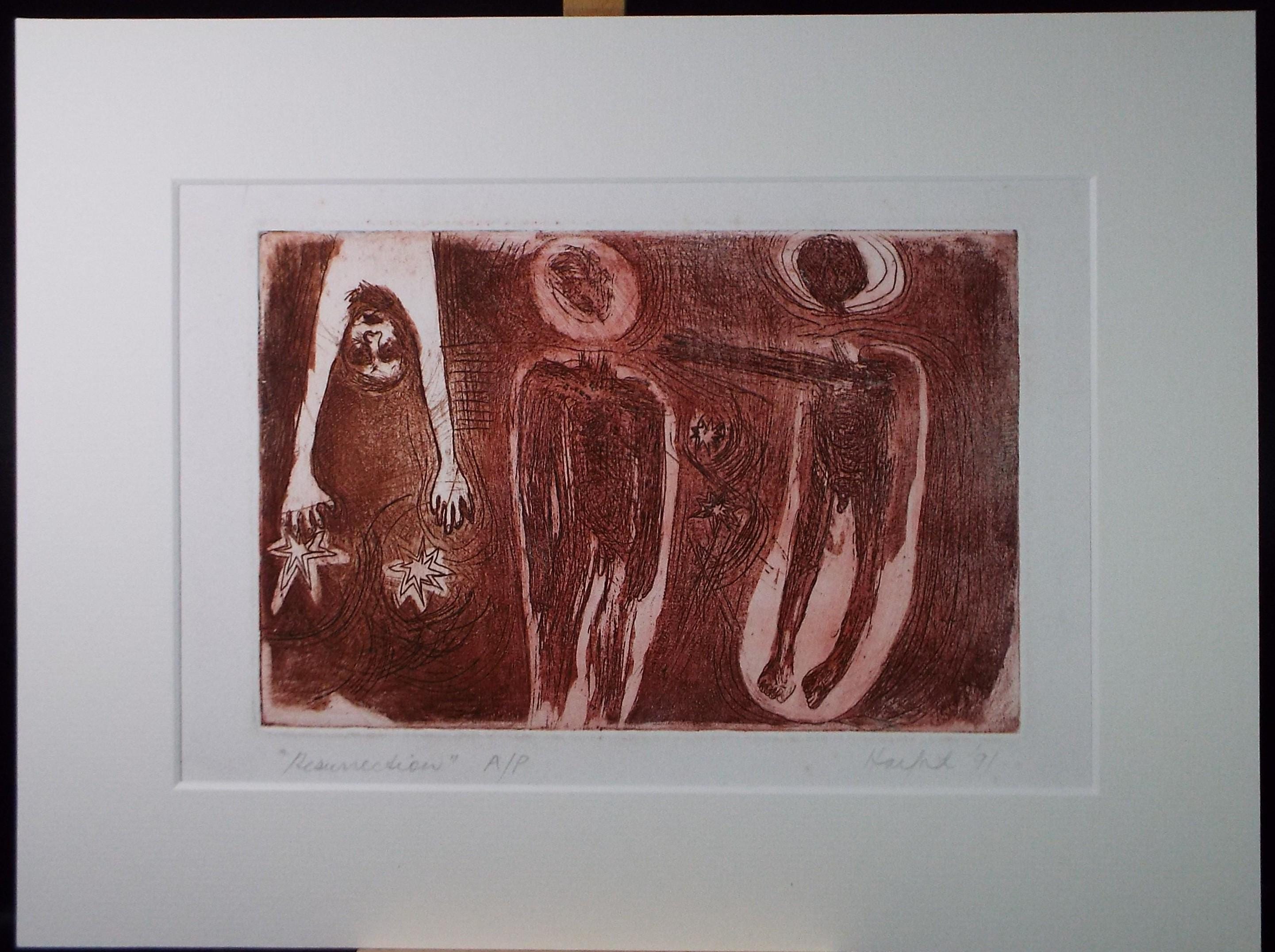 Limited Edition Etching 'Resurrection', Diz Harford, signed and numbered