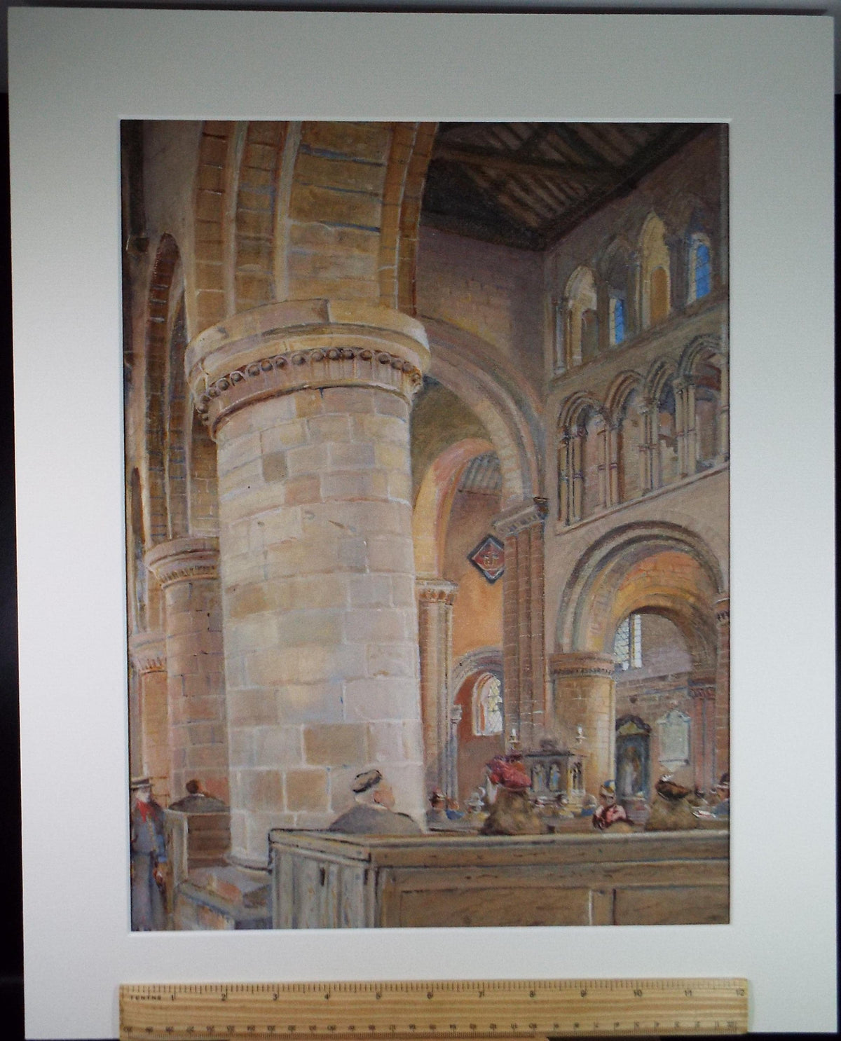 Original Watercolour, 'St Matthews, Yiewsley', Late 19th Century, Artist Unknown