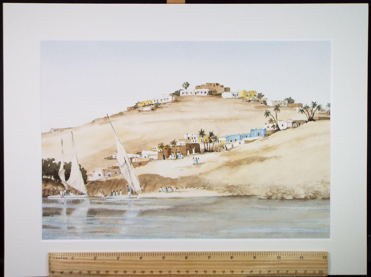 Original Watercolour, 'African Coast', Dated 1993, L Wilson