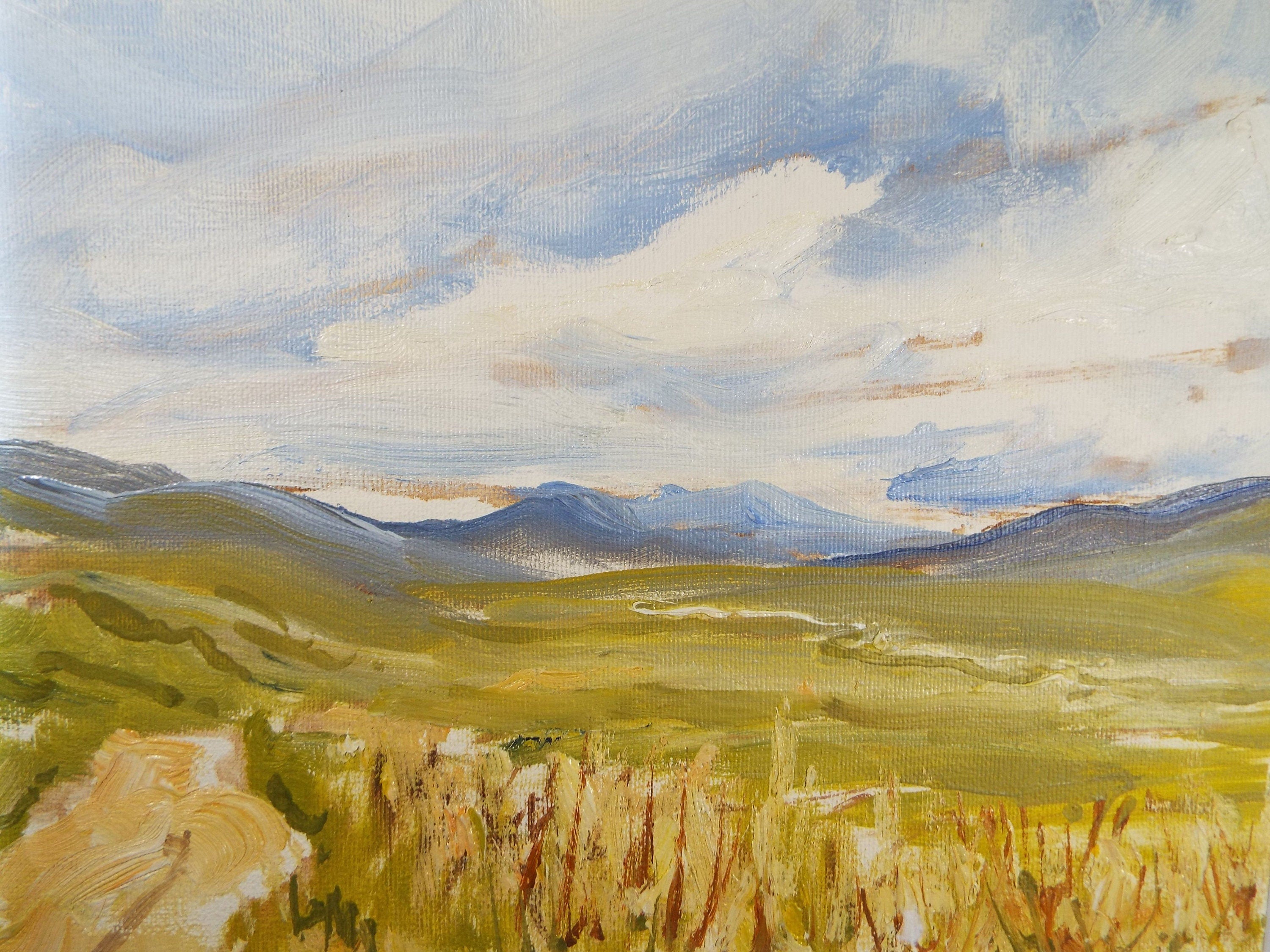 Original Oil/Acylic, 'Strathcanaird & Glykell Bridge', 1981, Artist Unknown