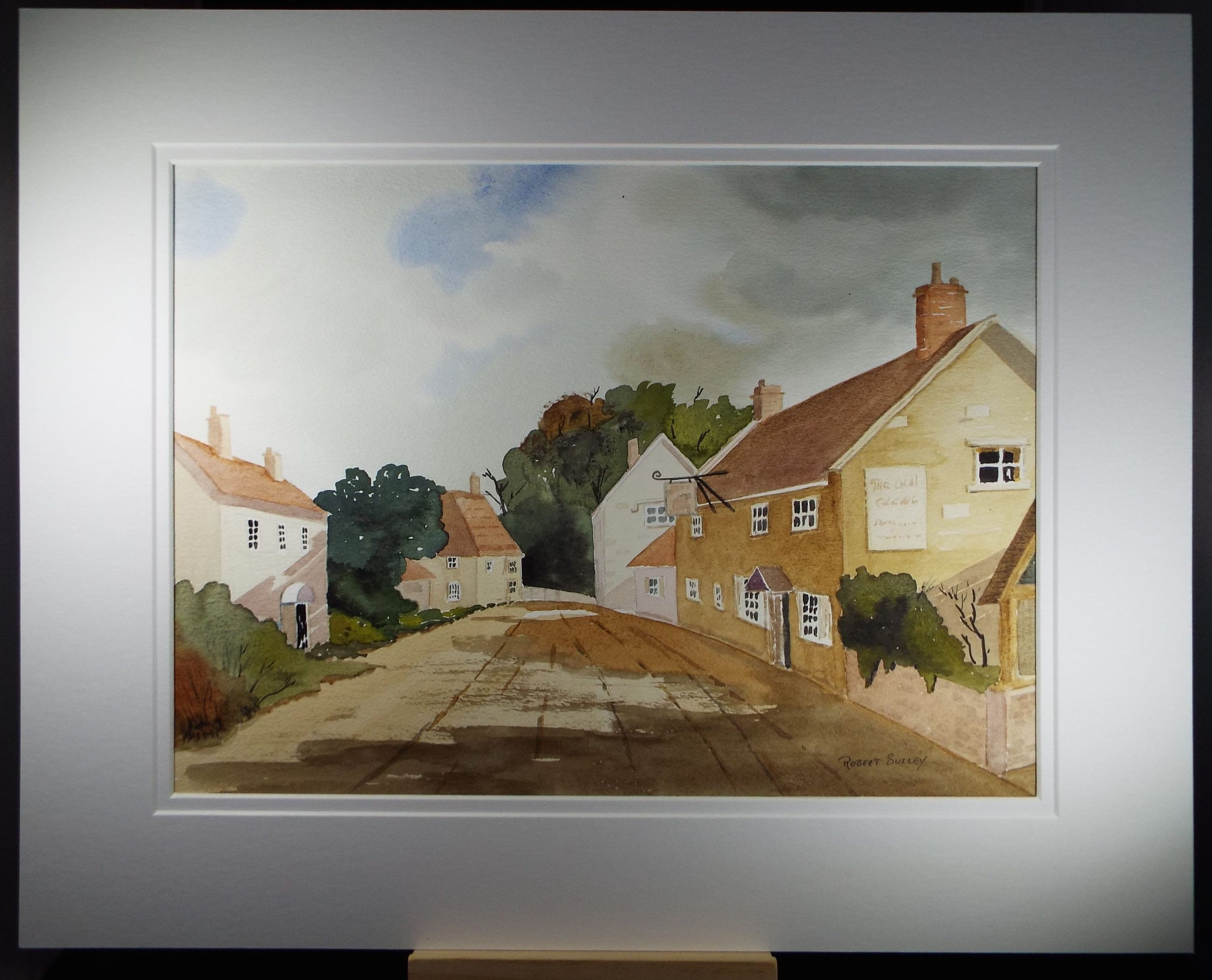 Original Watercolour, 'WYLYE - Wiltshire', 1986, Robert Sulley (20th Century, British)