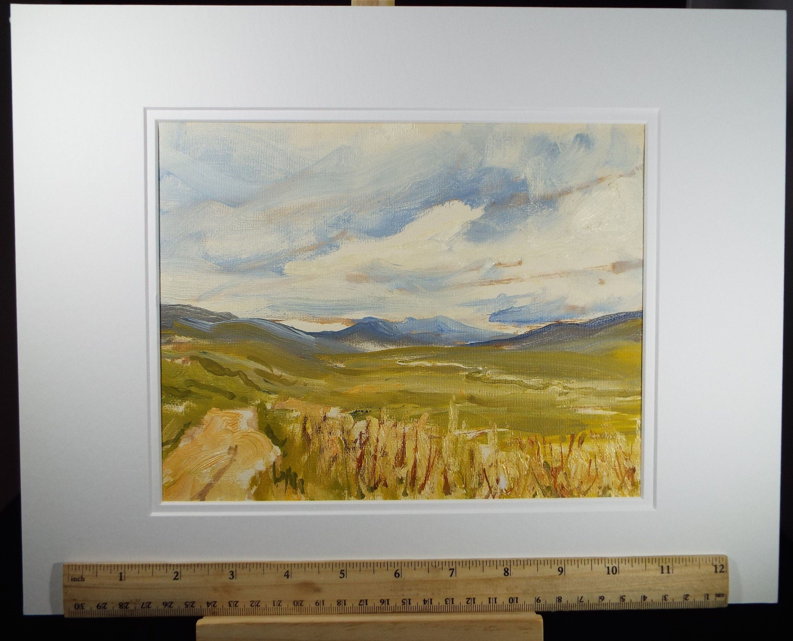 Original Oil/Acylic, 'Strathcanaird & Glykell Bridge', 1981, Artist Unknown