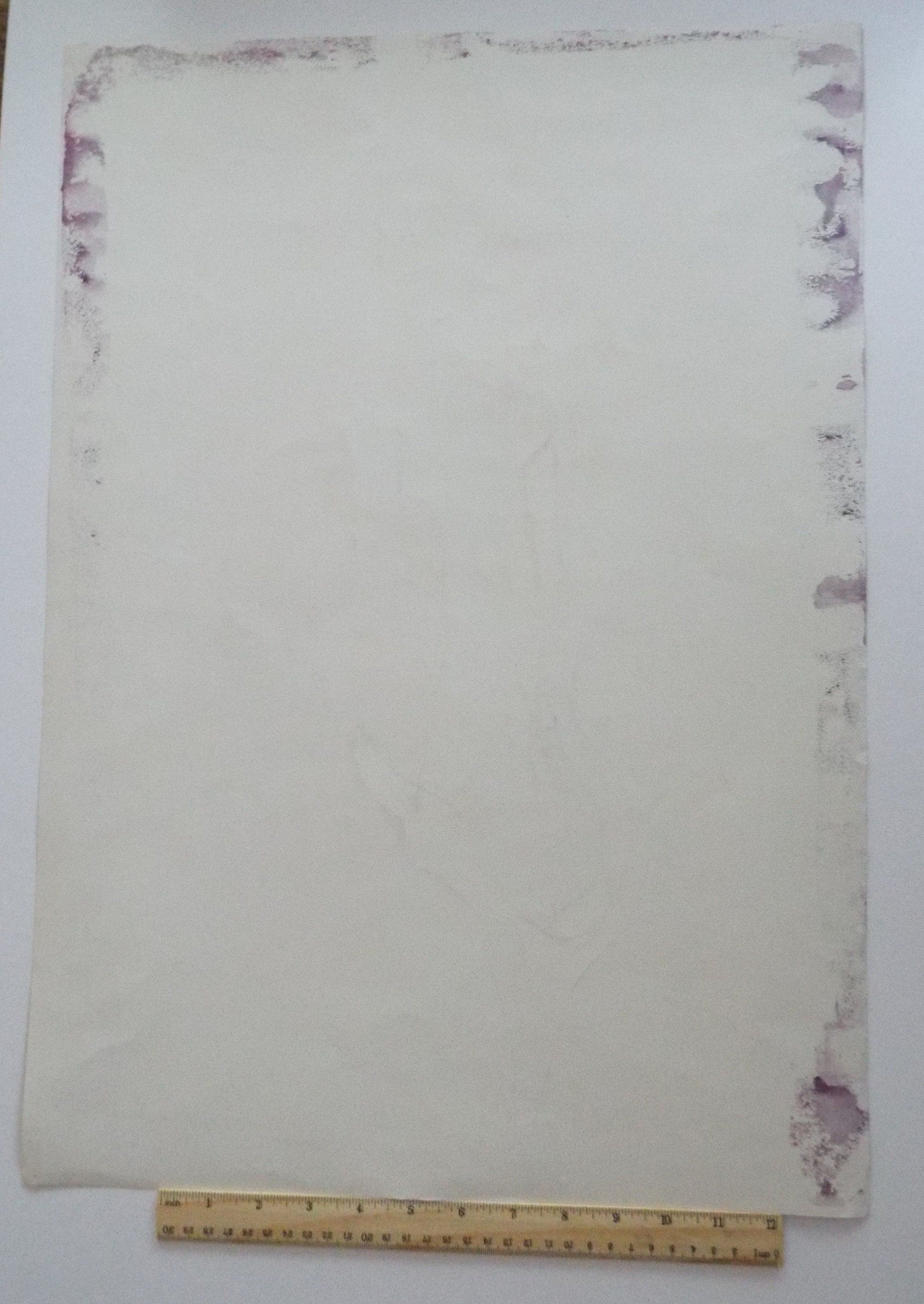 Original Watercolour & India Ink, 'Female Figure with Swan' - from the Great Flood series of 100 paintings, 1980's, Sven Berlin (1911-1999)